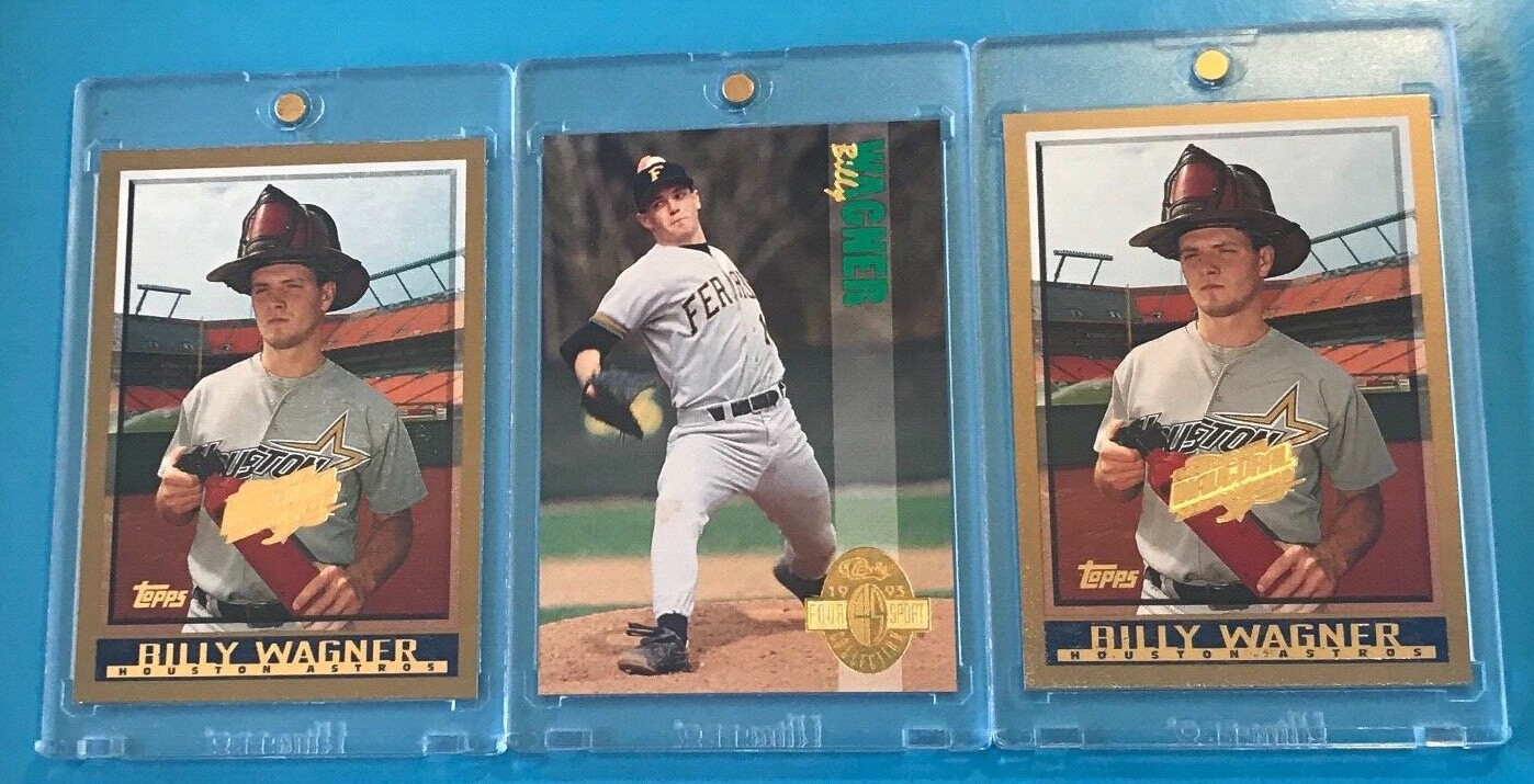 1993 CLASSIC Billy Wagner RC + 2ct 1998 TOPPS INAUGURAL DEVIL RAYS SPs #/5000