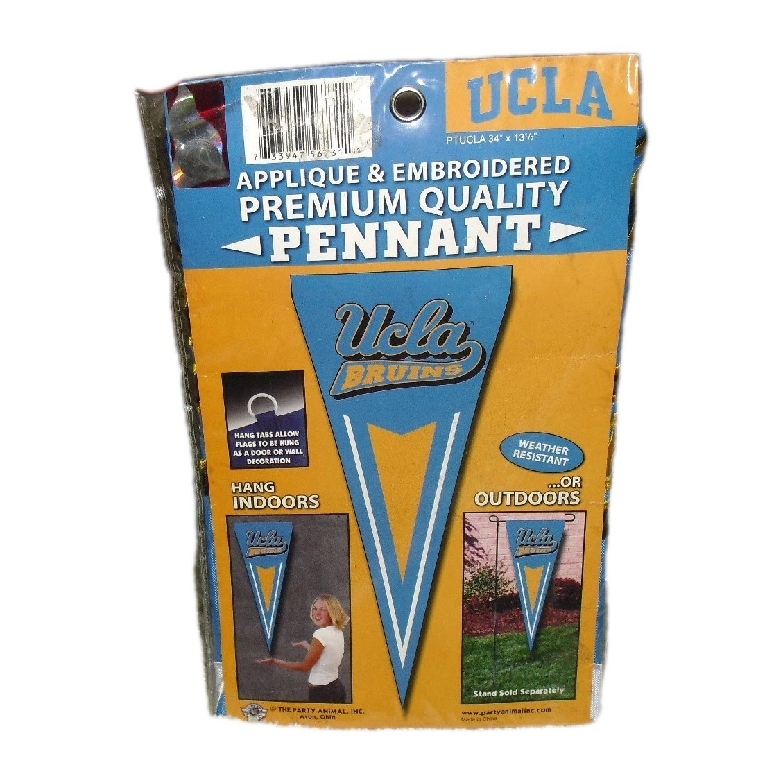 UCLA Bruins University Embroidered Pennant Flag Banner 34 x 13 Inches New Ncaa