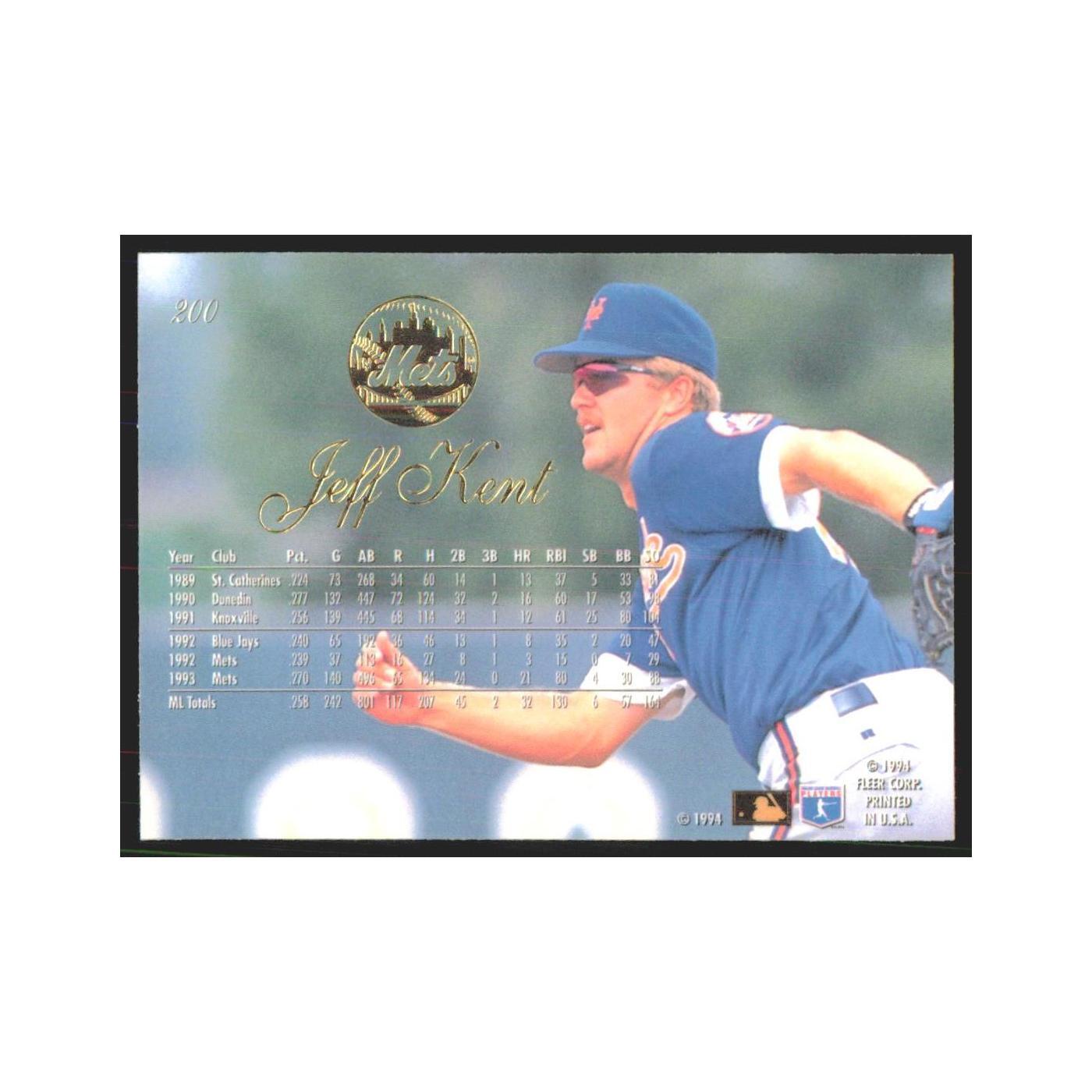 1994 Flair Jeff Kent Mets #200.0
