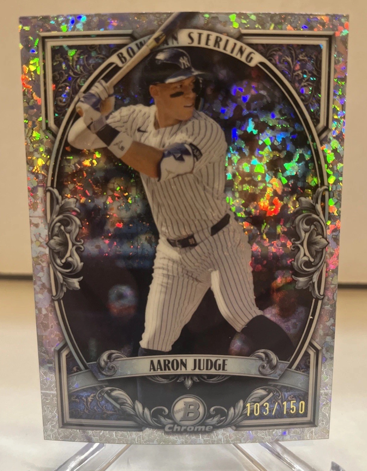 2026 Bowman Chrome Aaron Judge Bowman Sterling #BST-4 YANKEES /150 Mini Diamond