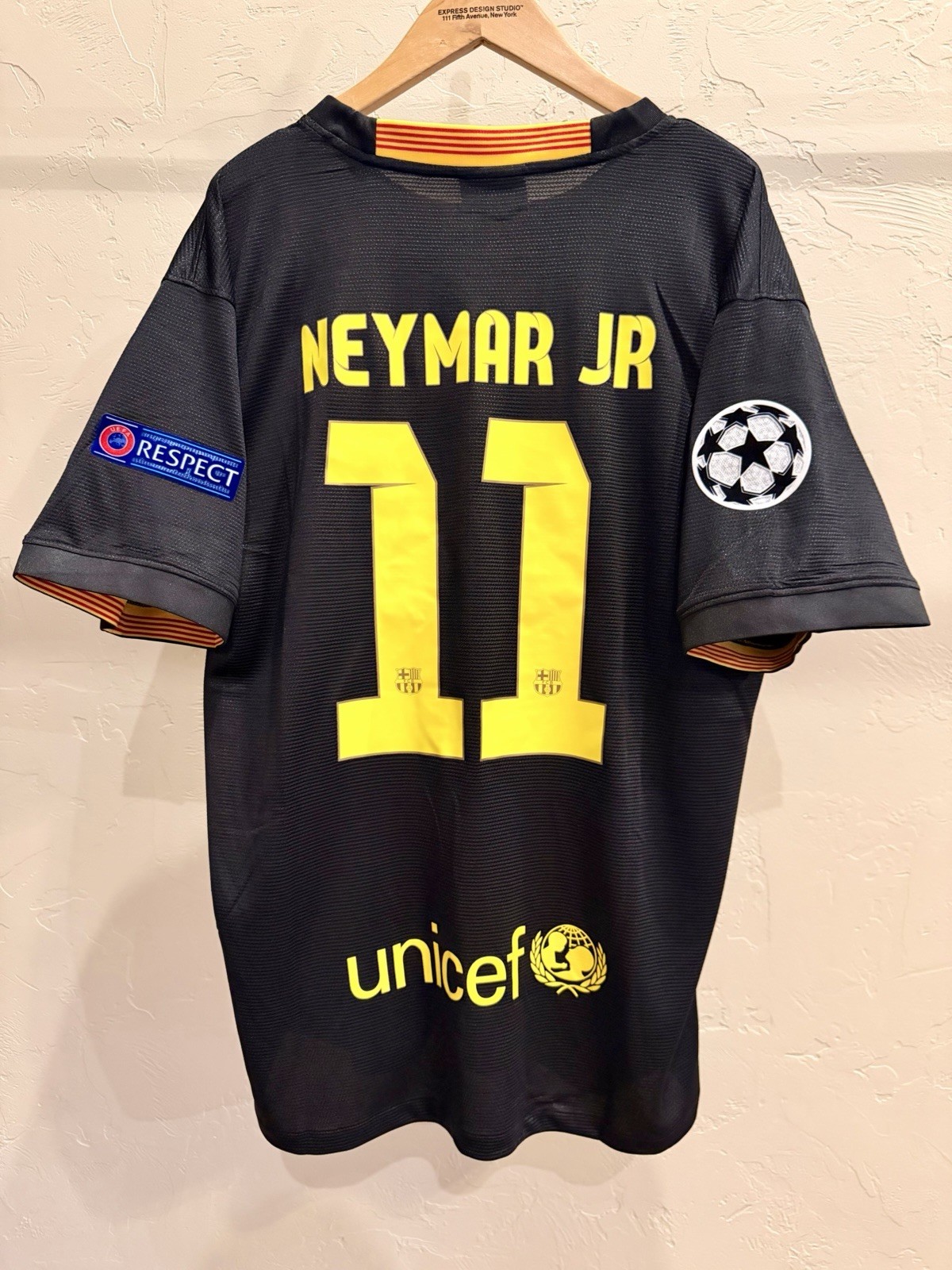 Neymar Jr. FC Barcelona 2013/14 UEFA Champions League Third Kit