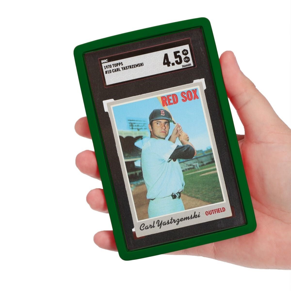 6 BCW Graded Card Bumpers For SGC Certified Slab GREEN Silicone Edge Protection