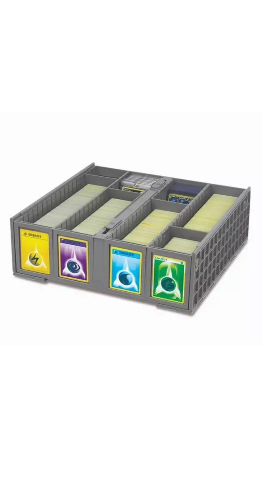 BCW Collectible Card Bin Gray Plastic Storage Box For 3200 Trading Cards #1