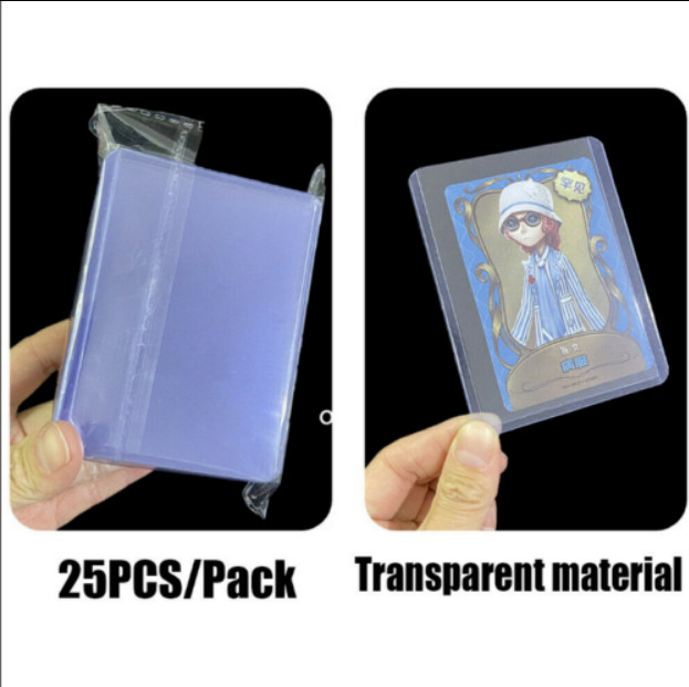 Clear Top loaders Card Sleeves Holders Hard Standard 3×4 25,50,100,200,500,1000