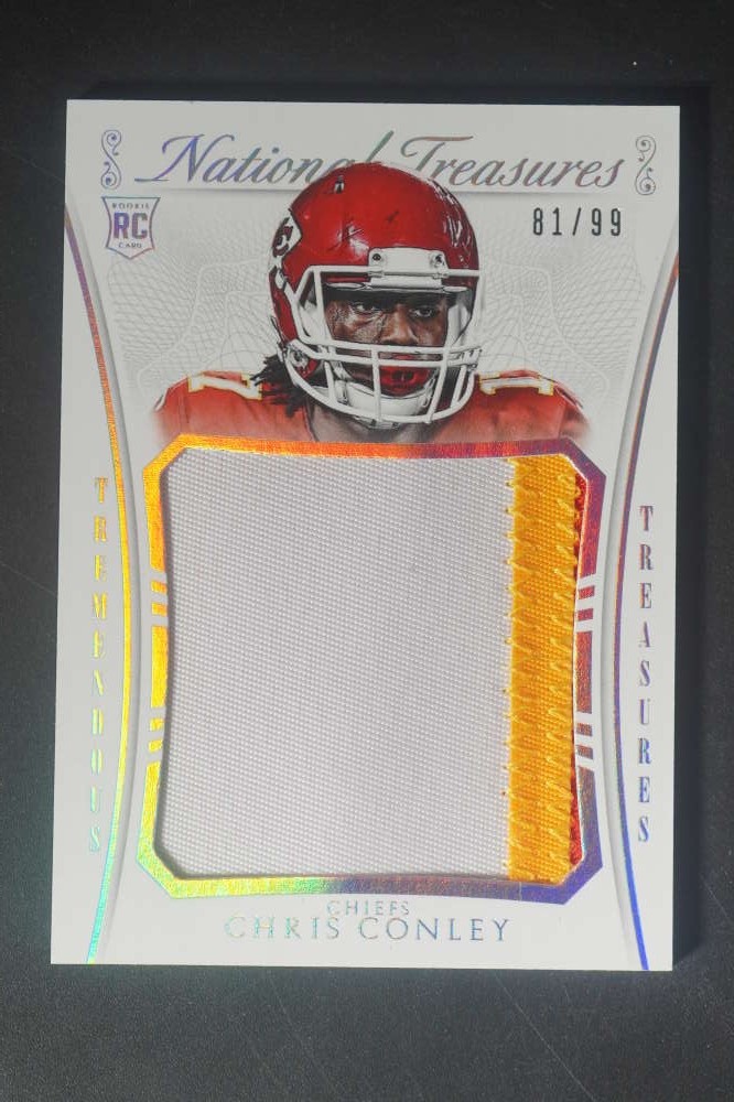 2015 Panini National Treasures Chris Conley Rookie Tremendous Patch /99 DV931
