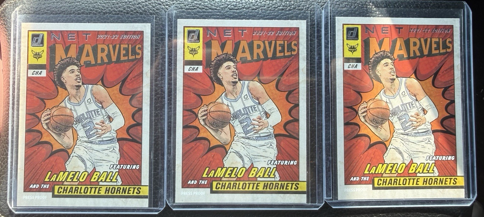 2021-22 Panini Donruss – Net Marvels LaMelo Ball #10 Press Proof