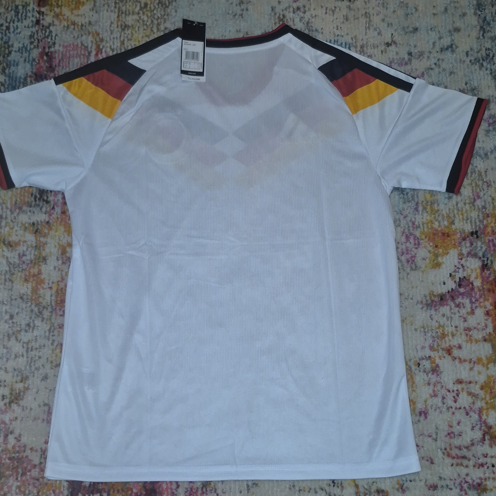 adidas Germany DFB Soccer Jersey Climacool Slim Fit Men’s Size M White