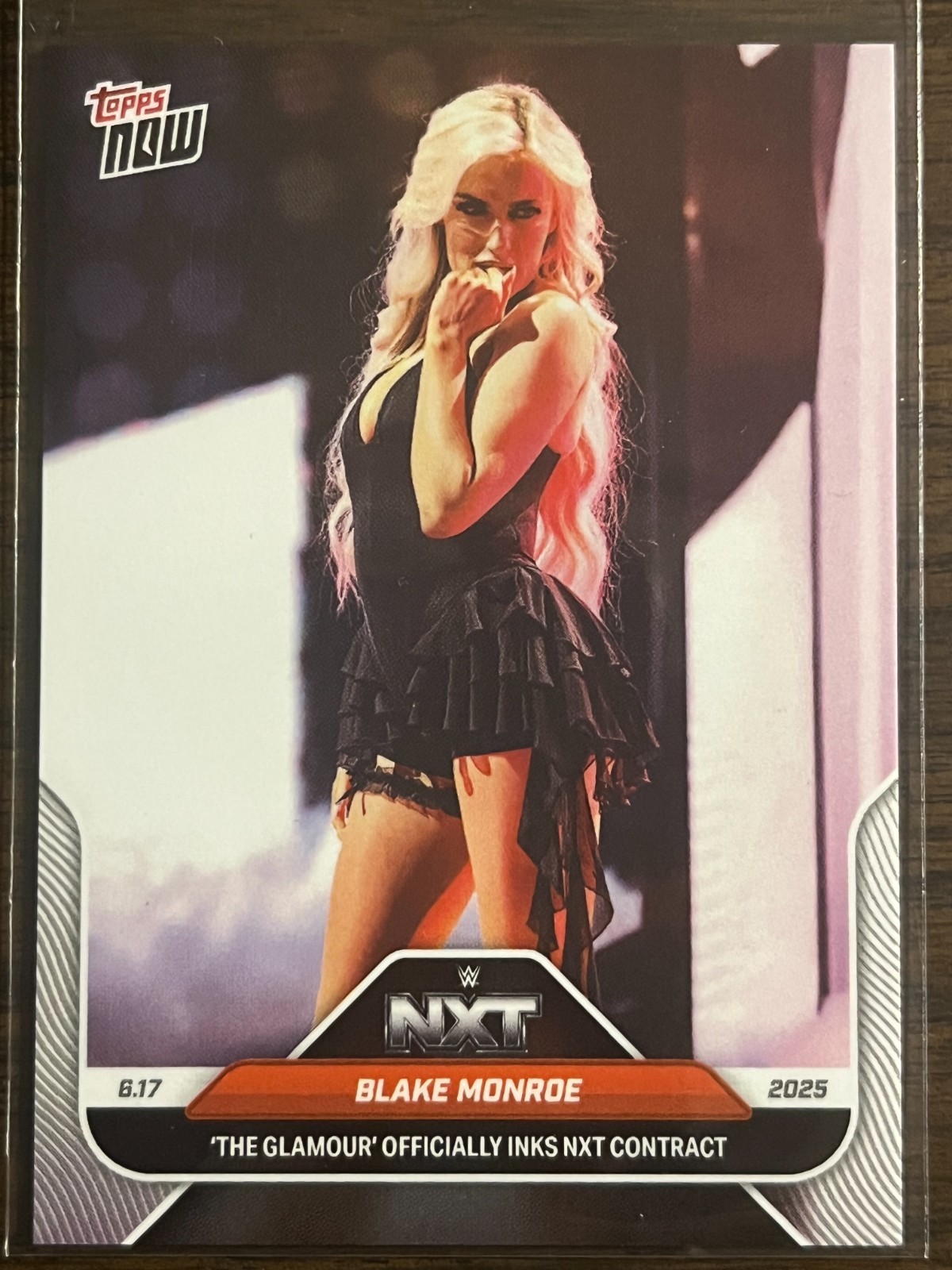 2025 Topps Now WWE #69 Blake Monroe NXT