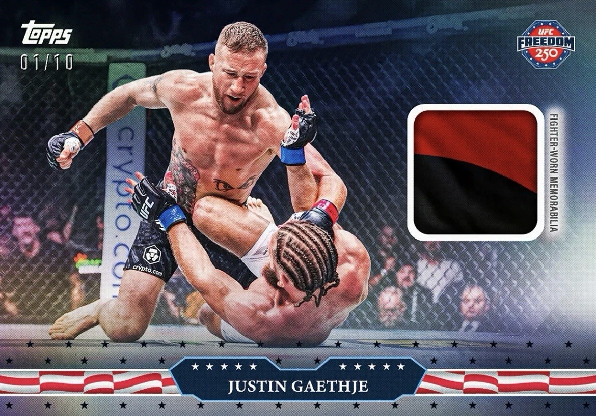 2026 Topps UFC Freedom 250 Hobby box PRESALE QTY FREE SHIP BY 7/20