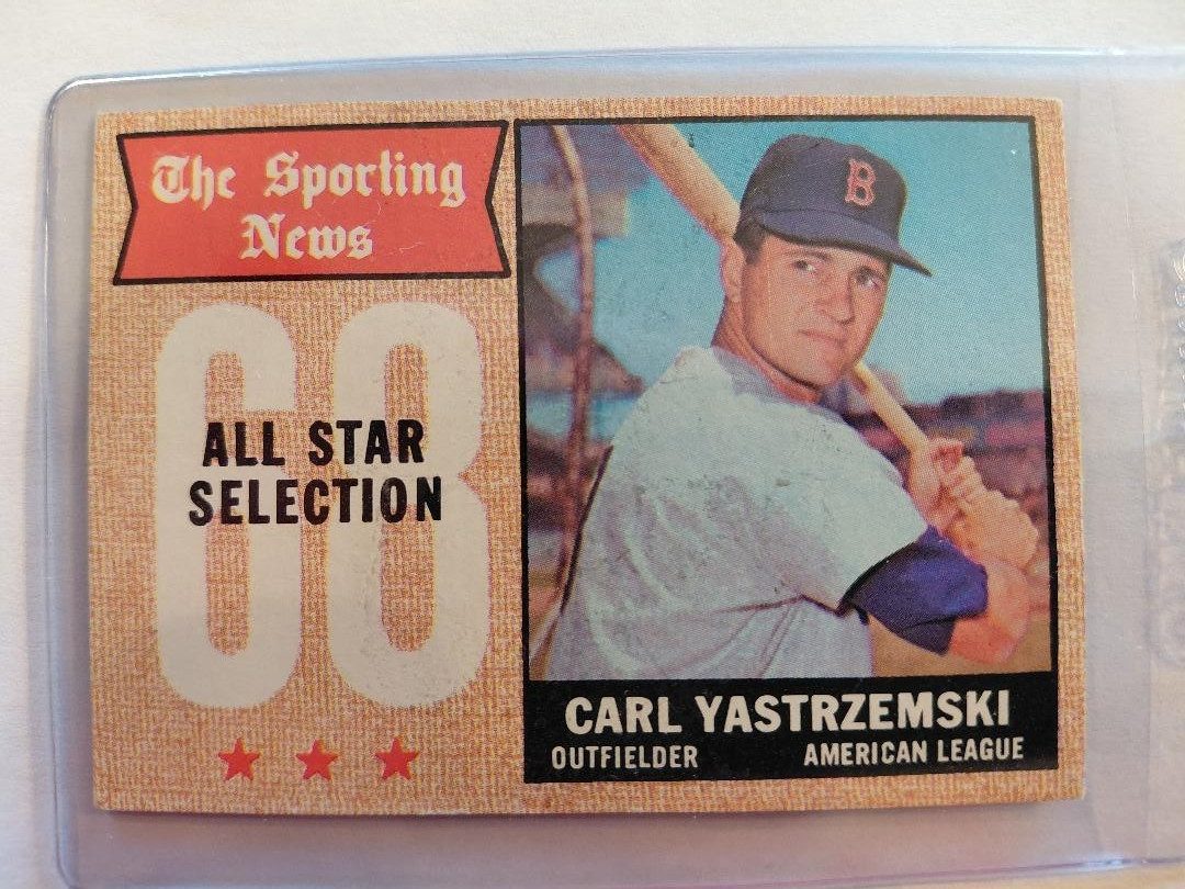 Carl Yastrzemski Yaz 3-card lot – Boston Red Sox – 1968 – 2002