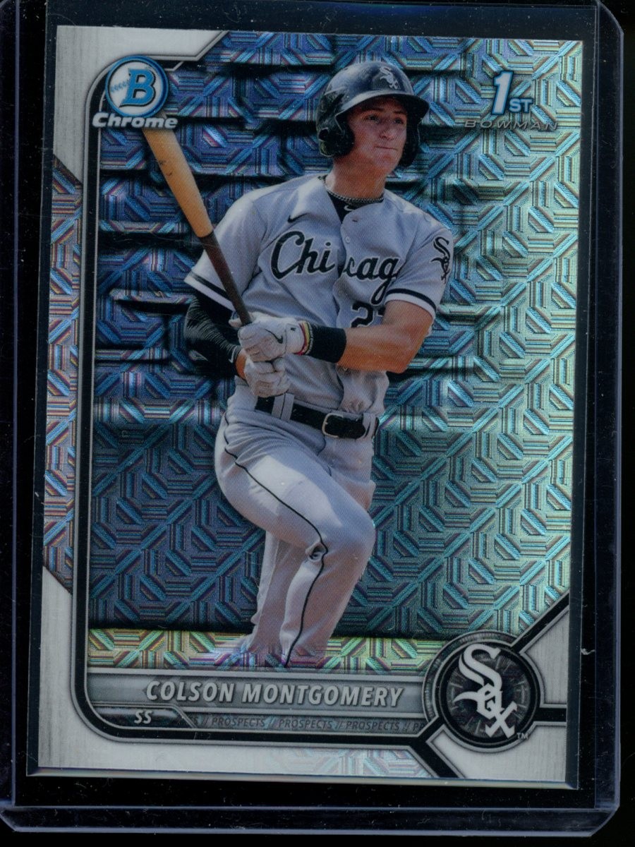 2022 Bowman #BCP-71 Colson Montgomery Chrome Prospects Mojo Refractors