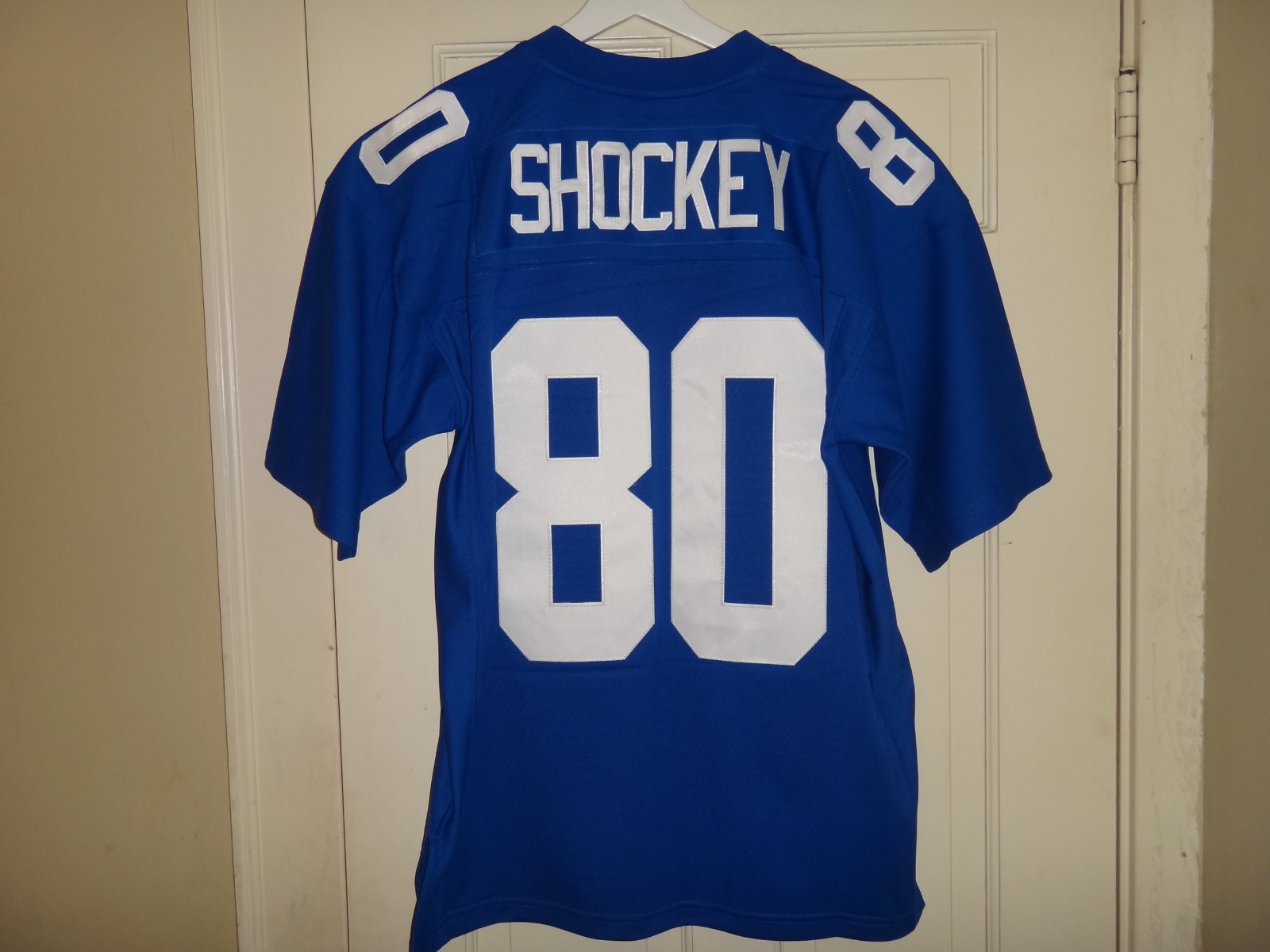 Men’s Jeremy Shockey 2005 Mitchell & Ness NY Giants Throwback Legacy Jersey $160