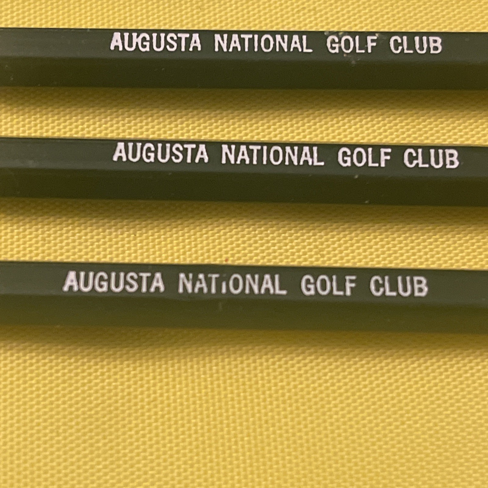 Augusta National Golf Club Member ANGC Pencils Set Of 5 The Masters