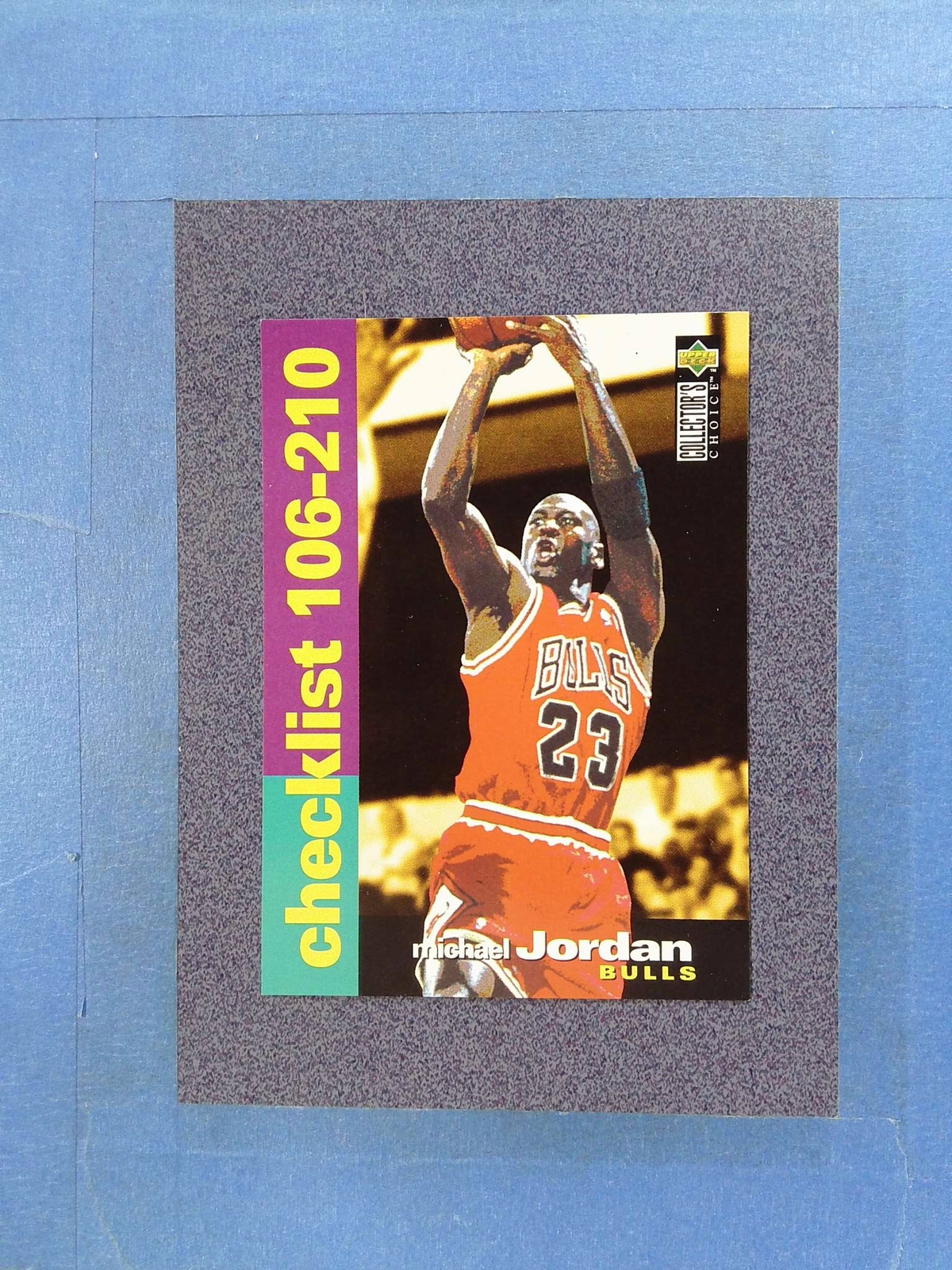 1995 Upper Deck Collectors Choice MICHAEL JORDAN #210 Checklist Chicago @CT56