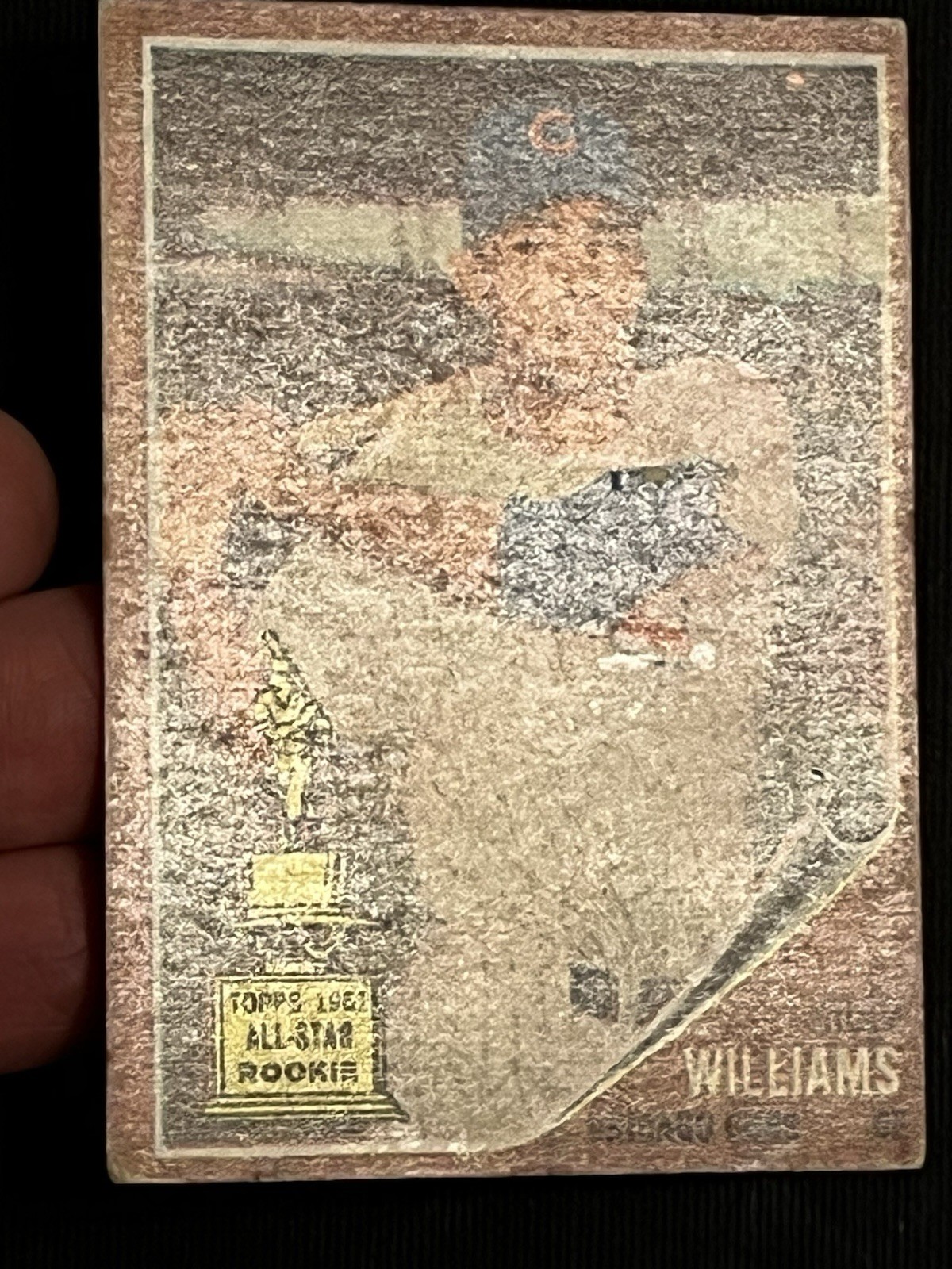 1962 Topps Baseball Cards #288 Billy Williams Chicago Cubs -Good