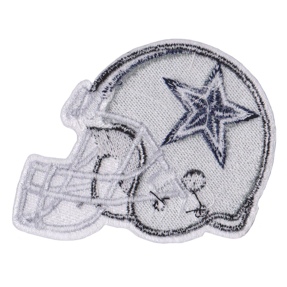 8 piece Dallas Cowboys Football Logo Size 3.2 in x 2.5 in Sew Iron On Patches