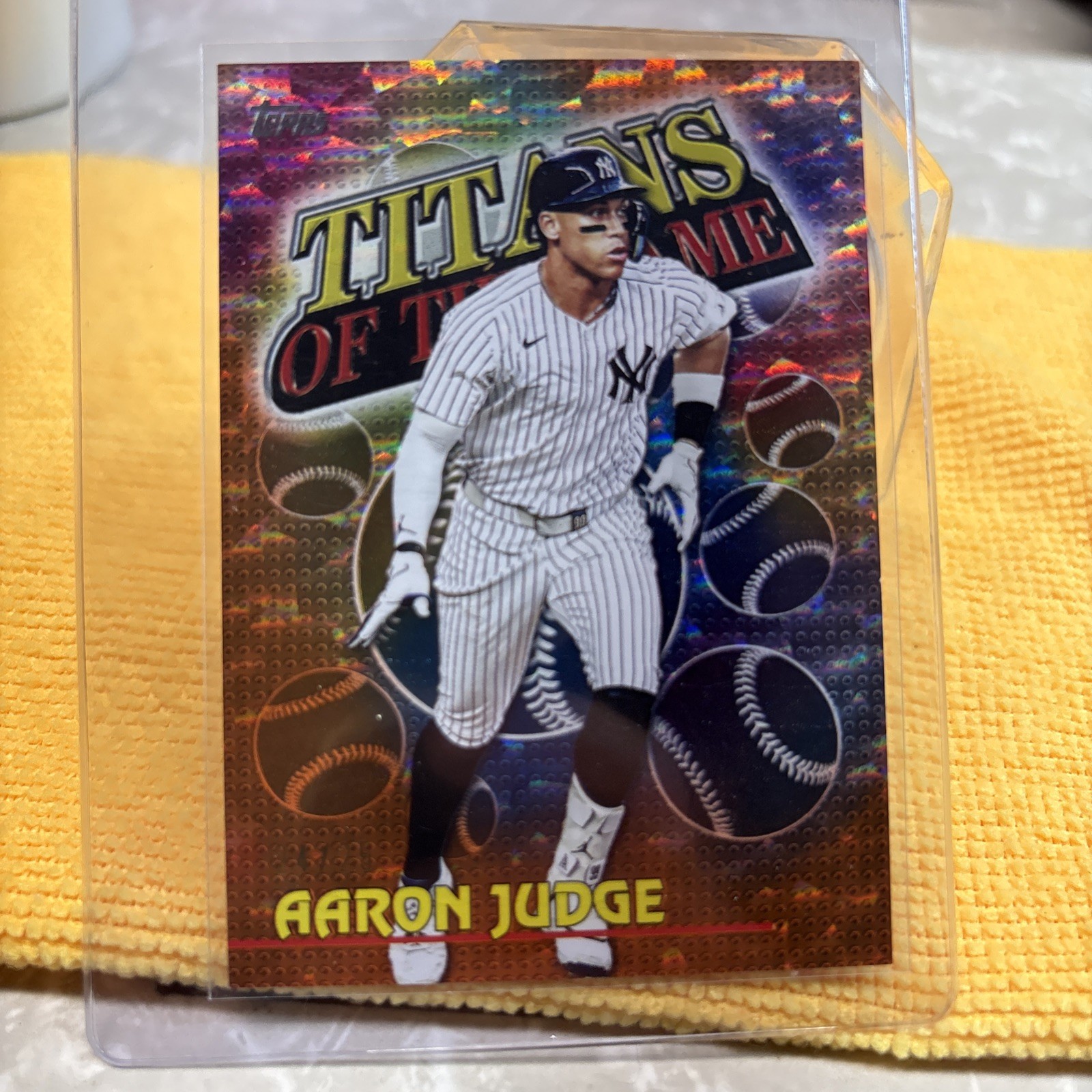 2026 Topps Series 1 – Titans of the Game Aaron Judge #TOG-3 Orange Foil /25