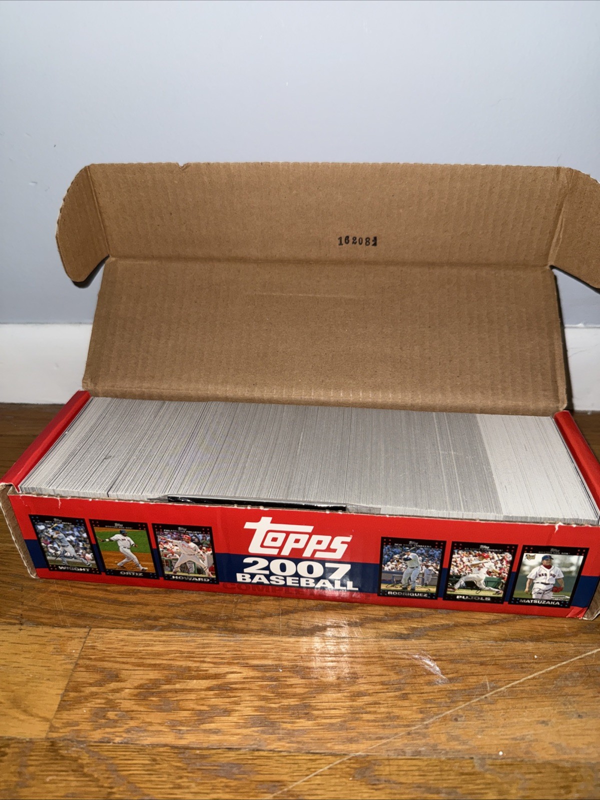 2007 Topps Series 1 & 2 Complete 661+ BASEBALL Cards Red