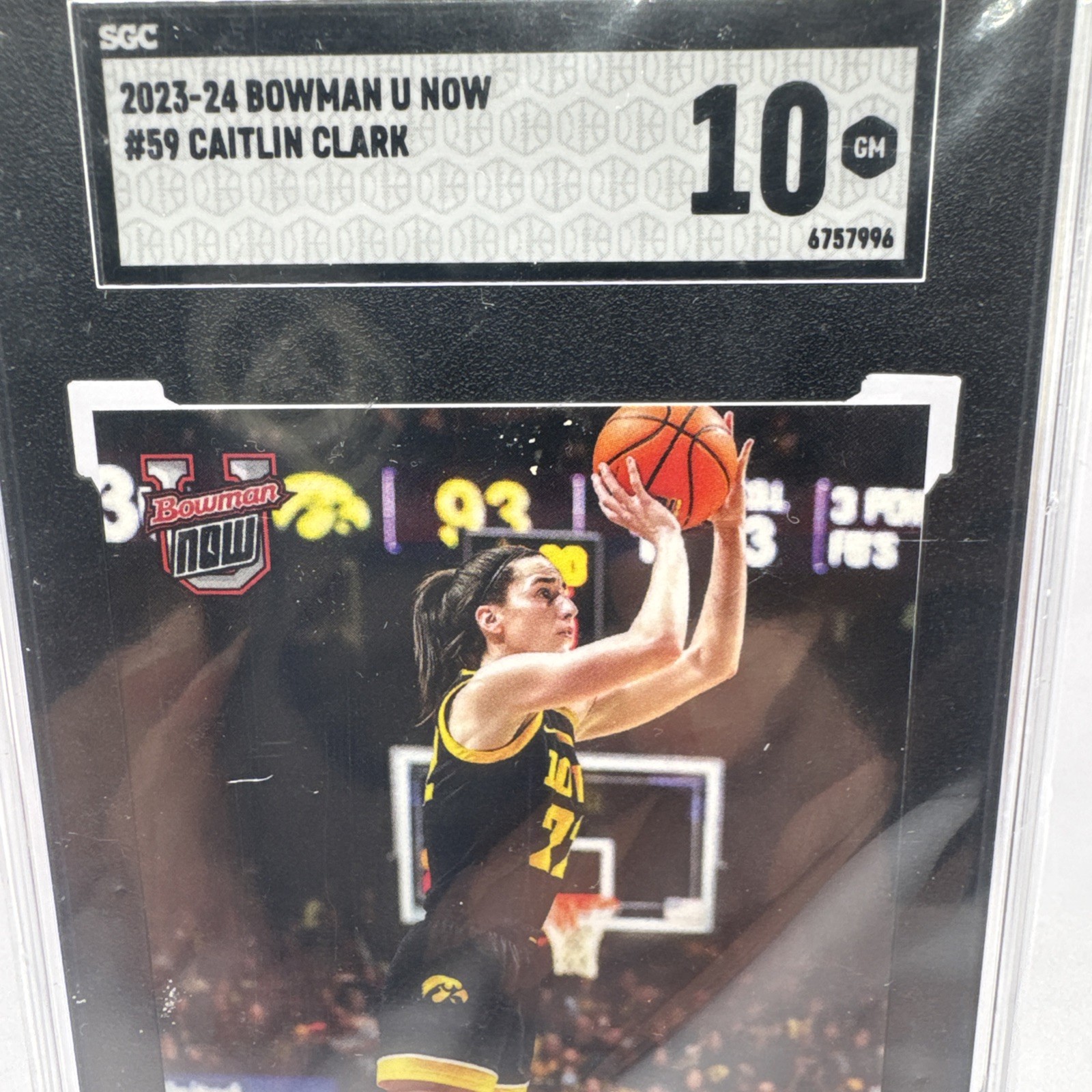 2023-24 Bowman U Now Caitlin Clark RC Gem Mint 10