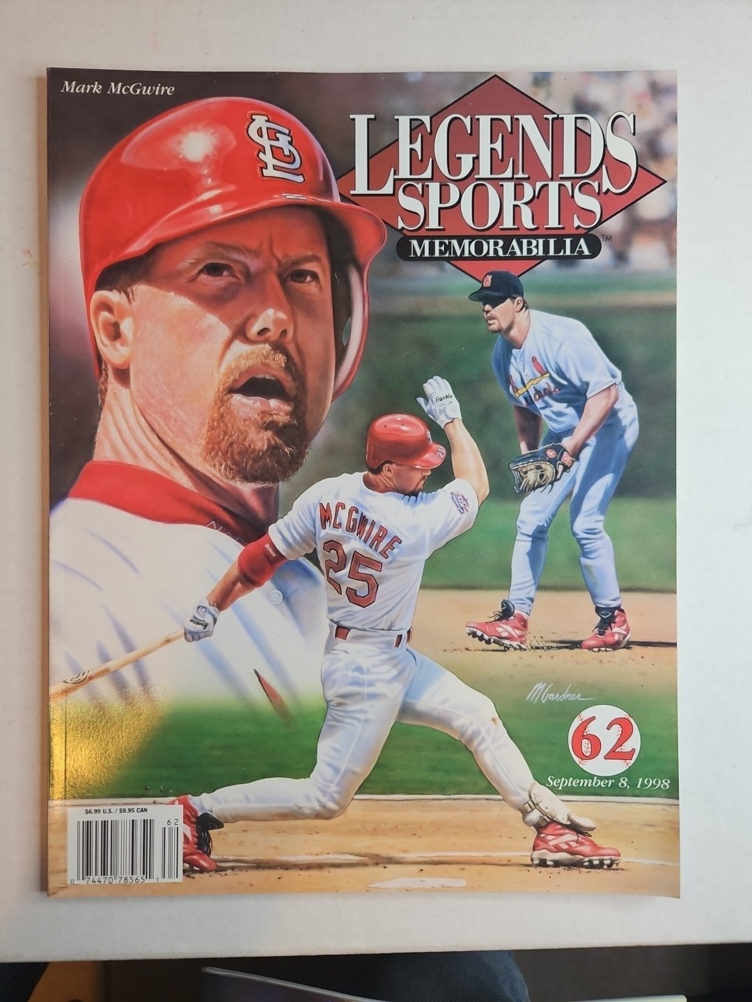 1998 Legends Sports Memorabilia Sammy Sosa/Mark McGwire Hobby Editions