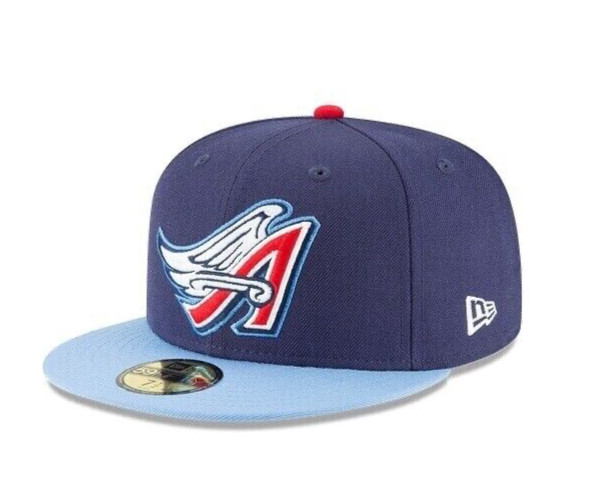 Anaheim Angels New Era MLB 59FIFTY Fitted Cooperstown Edition Cap Hat Size 7 1/4