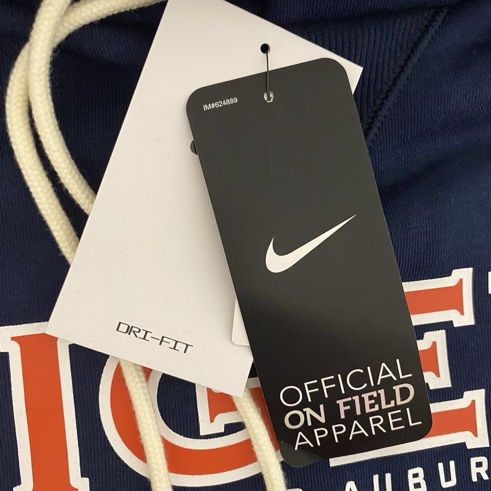 Nike Auburn Tigers Standard Issue Men’s XL On Field Hoodie Dri FIT NWT