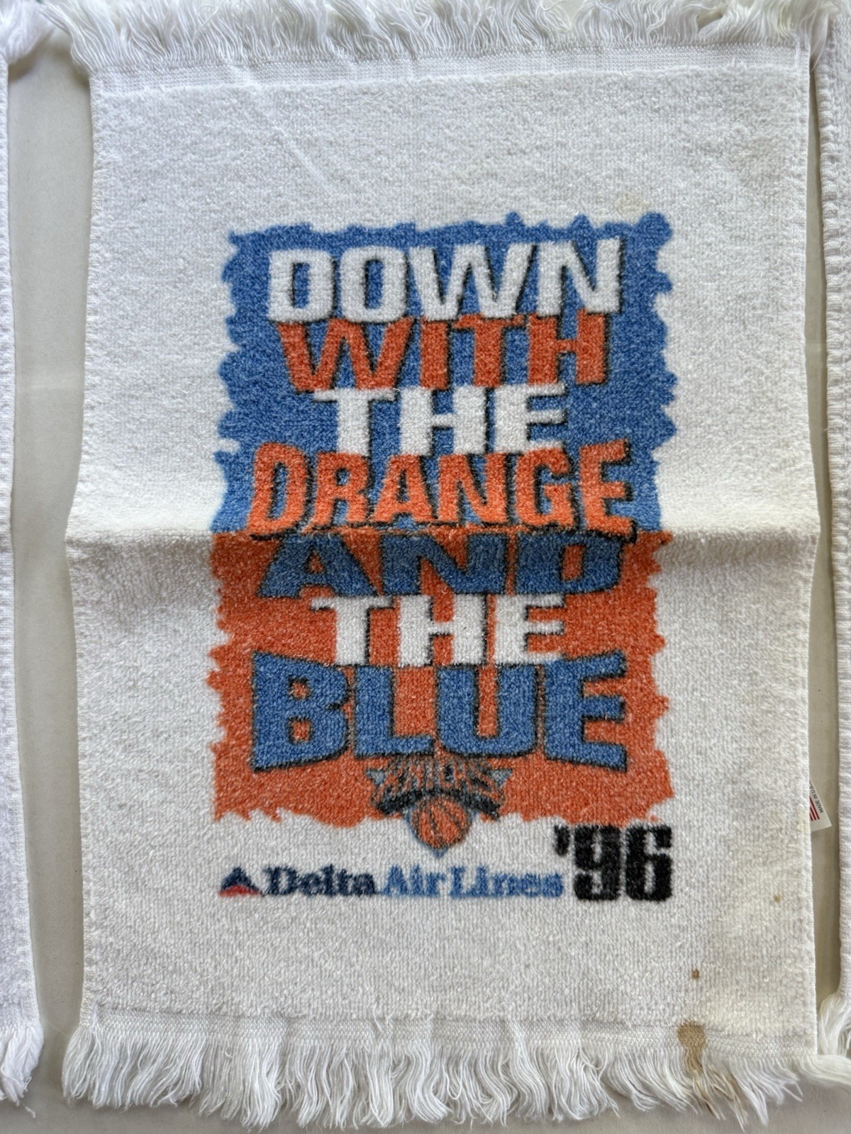 New York Knicks rally towels from 1990-1991, 1992, and 1996 — 7 in total