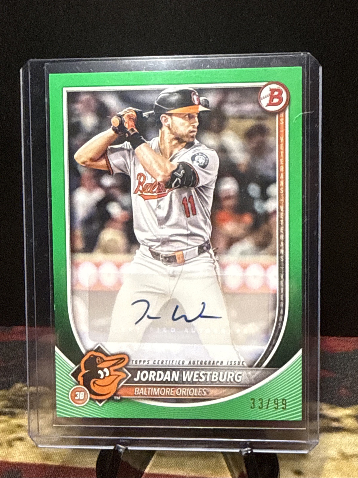 2025 Bowman Jordan Westburg Auto Green /99