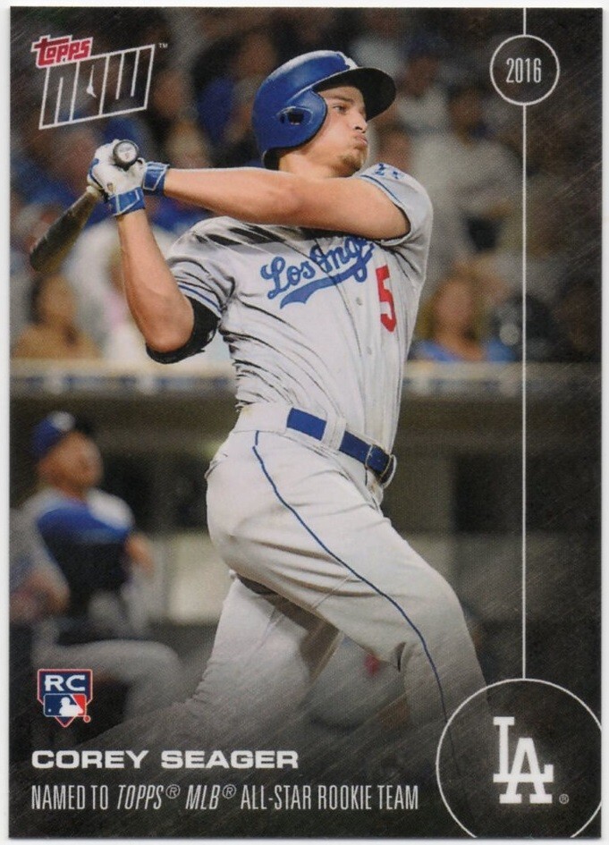 2016 Topps Now Off Season #OS-22 Corey Seager RC Dodgers All Rookie Team