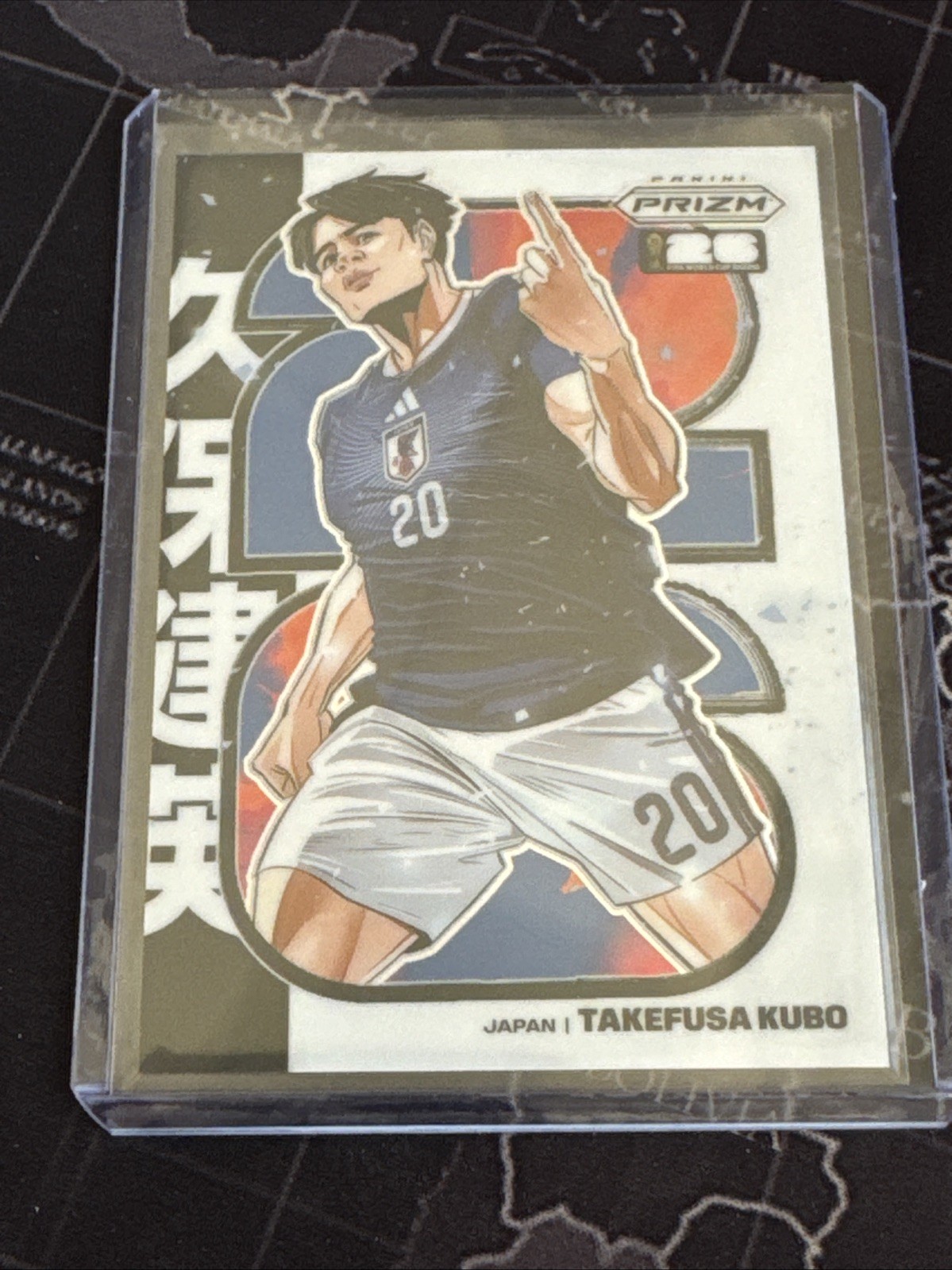 2026 Panini Prizm FIFA World Cup Japan Takefusa Kubo Manga Case Hit