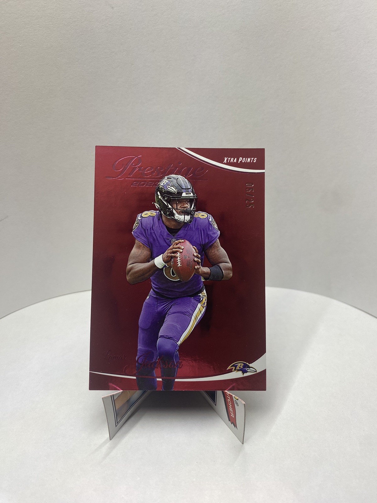 Lamar Jackson 2023 Panini Prestige PINK Xtra Points /25 *RARE*