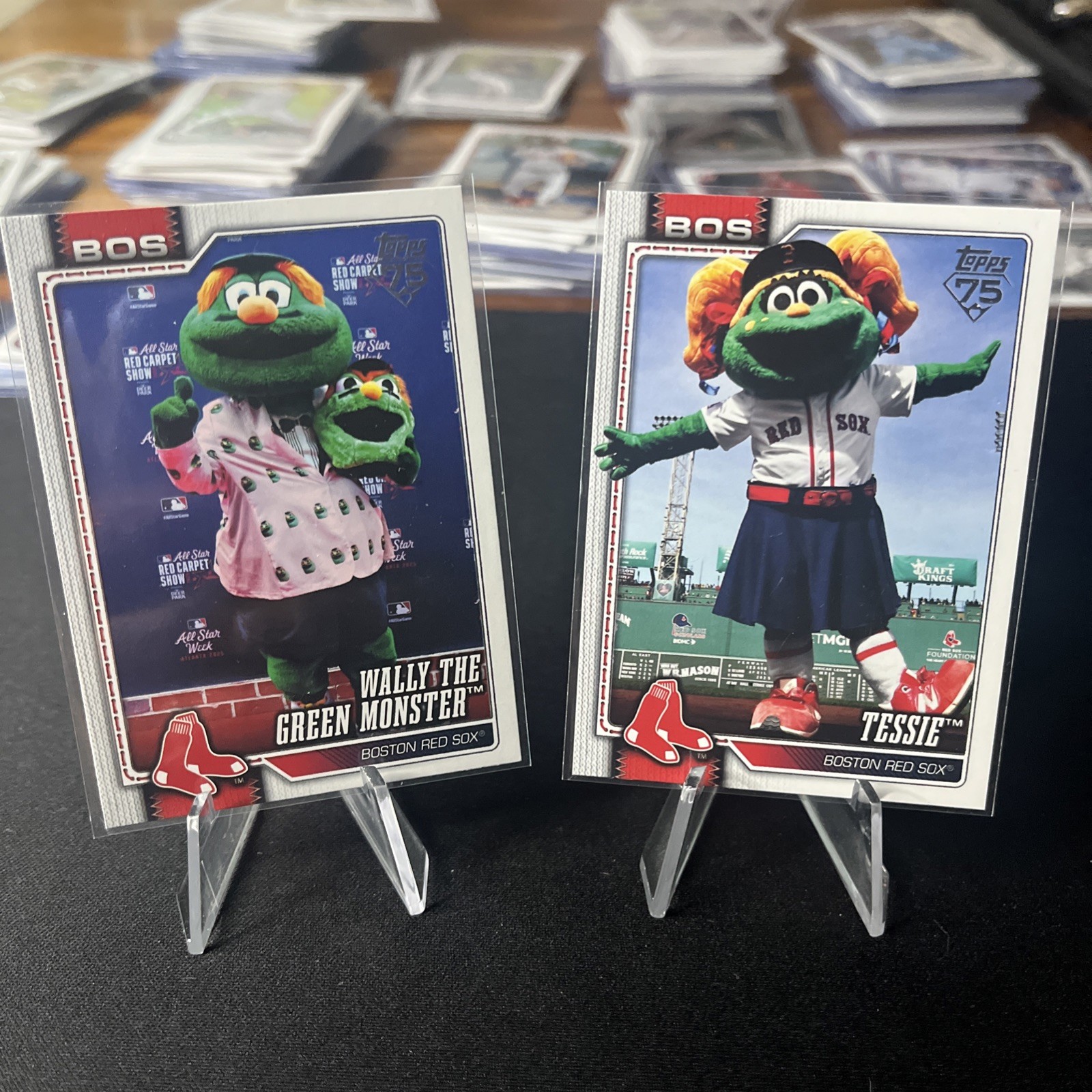 2026 Topps Celebration Mascots Wally The Green Monster/Tessie Boston Red Sox
