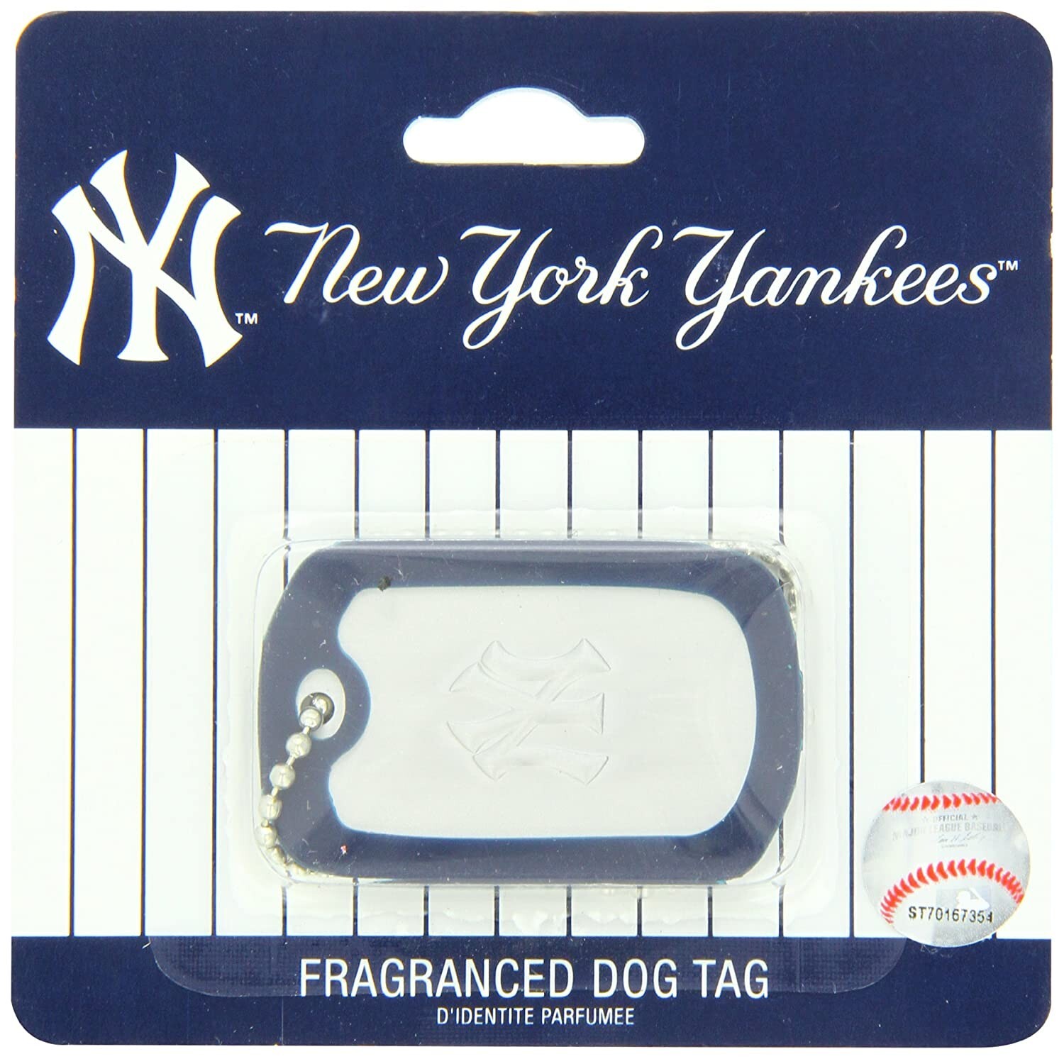 MLB New York Yankees Metal Men’s Fragranced Dog Tag Licensed by CloudBreak Group