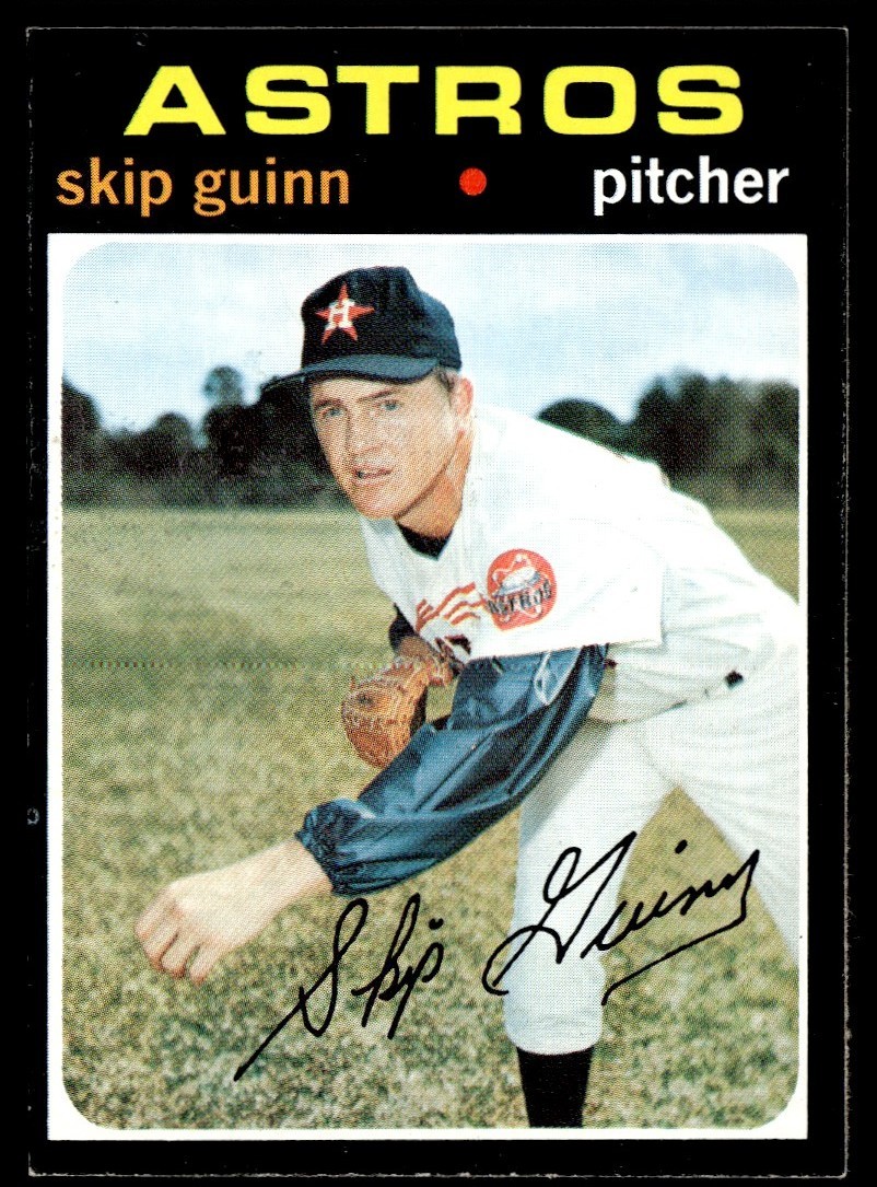 1971 Topps Skip Guinn (MK) Houston Astros #741