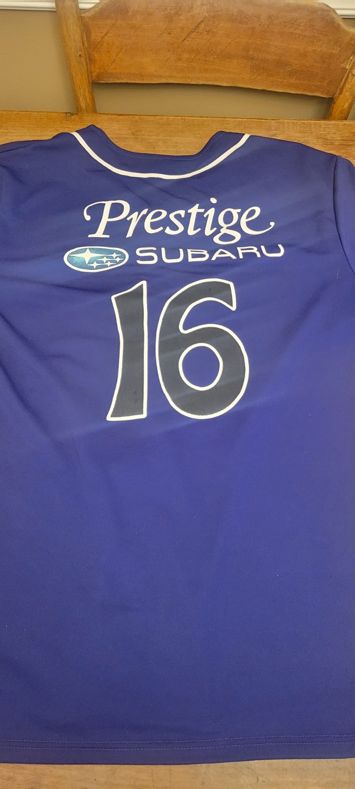 Asheville Tourists Jersey Mens XL Blue MiLB Baseball Promotional Adventures
