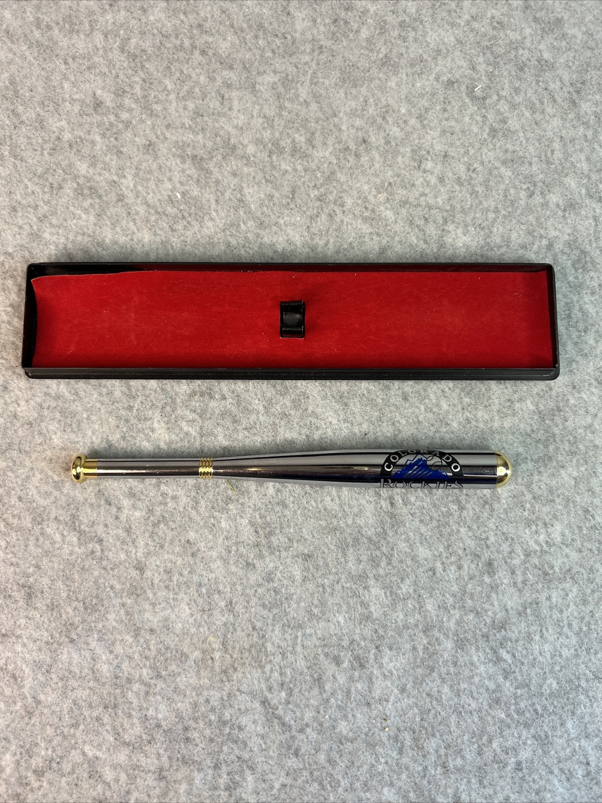 Vintage Colorado Rockies Miniature 5 Inches Baseball Bat Collectors Item