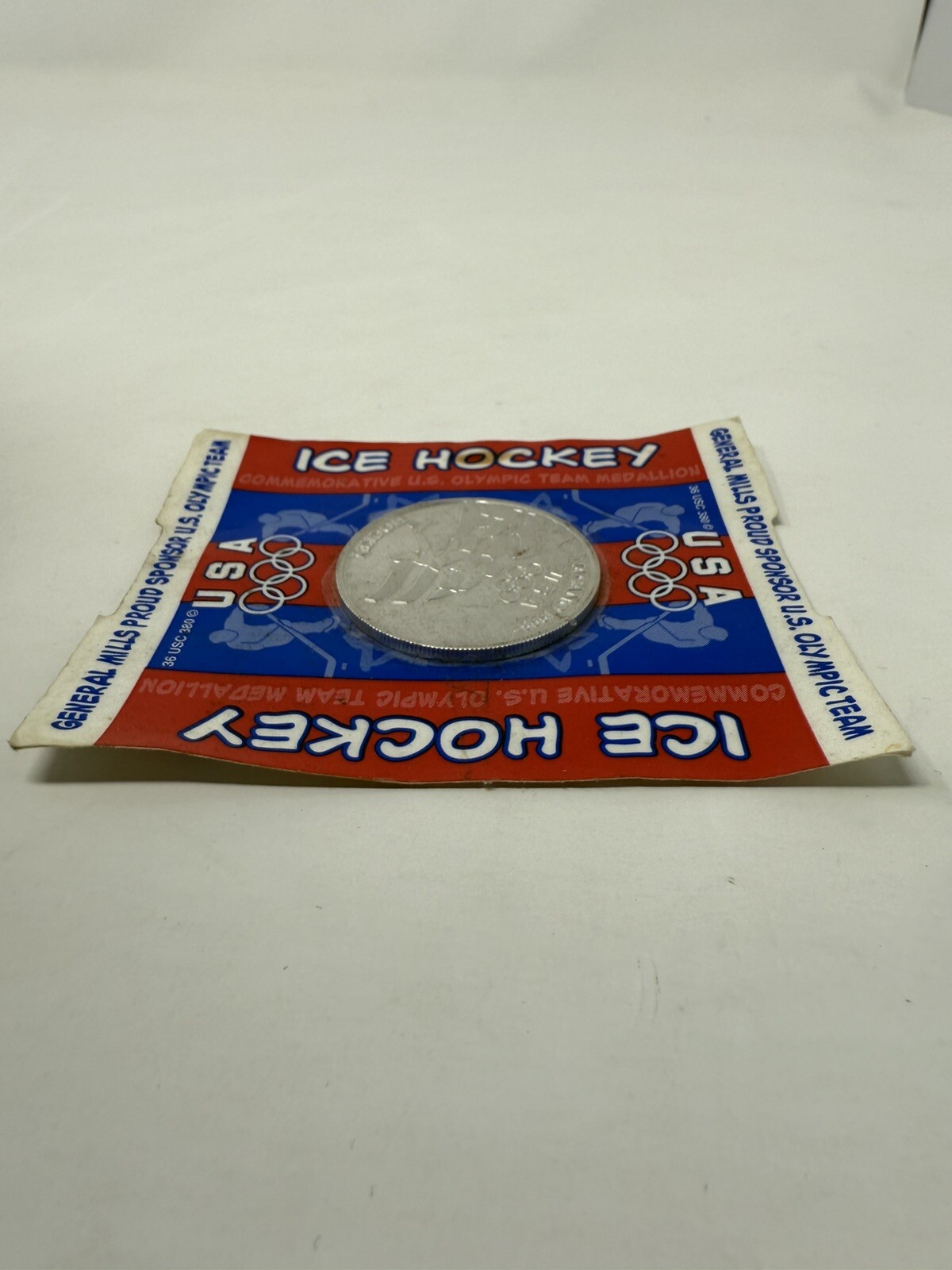 VINTAGE 1998 General Mills US Olympic Team – USA Ice Hockey [Winter Sports Coin]
