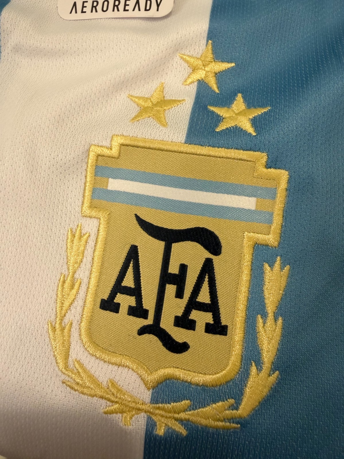 Adidas Jersey Argentina 2026 Home Messi Jersey Soccer White Icey Blue large