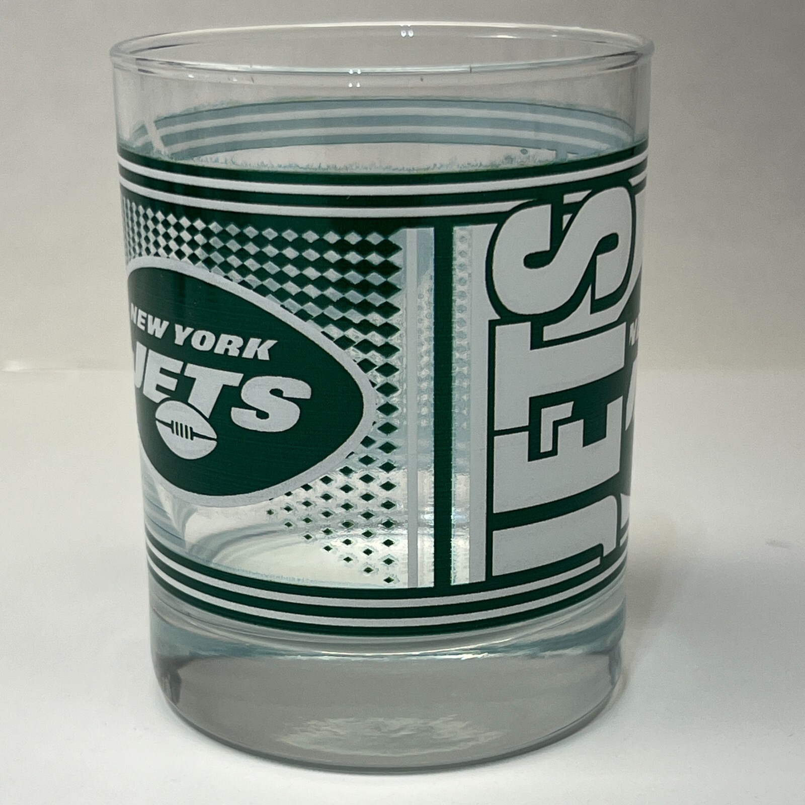 New York Jets Shot Glass Wine Cup Cocktail Whiskey on Rocks 13oz NFL Merch