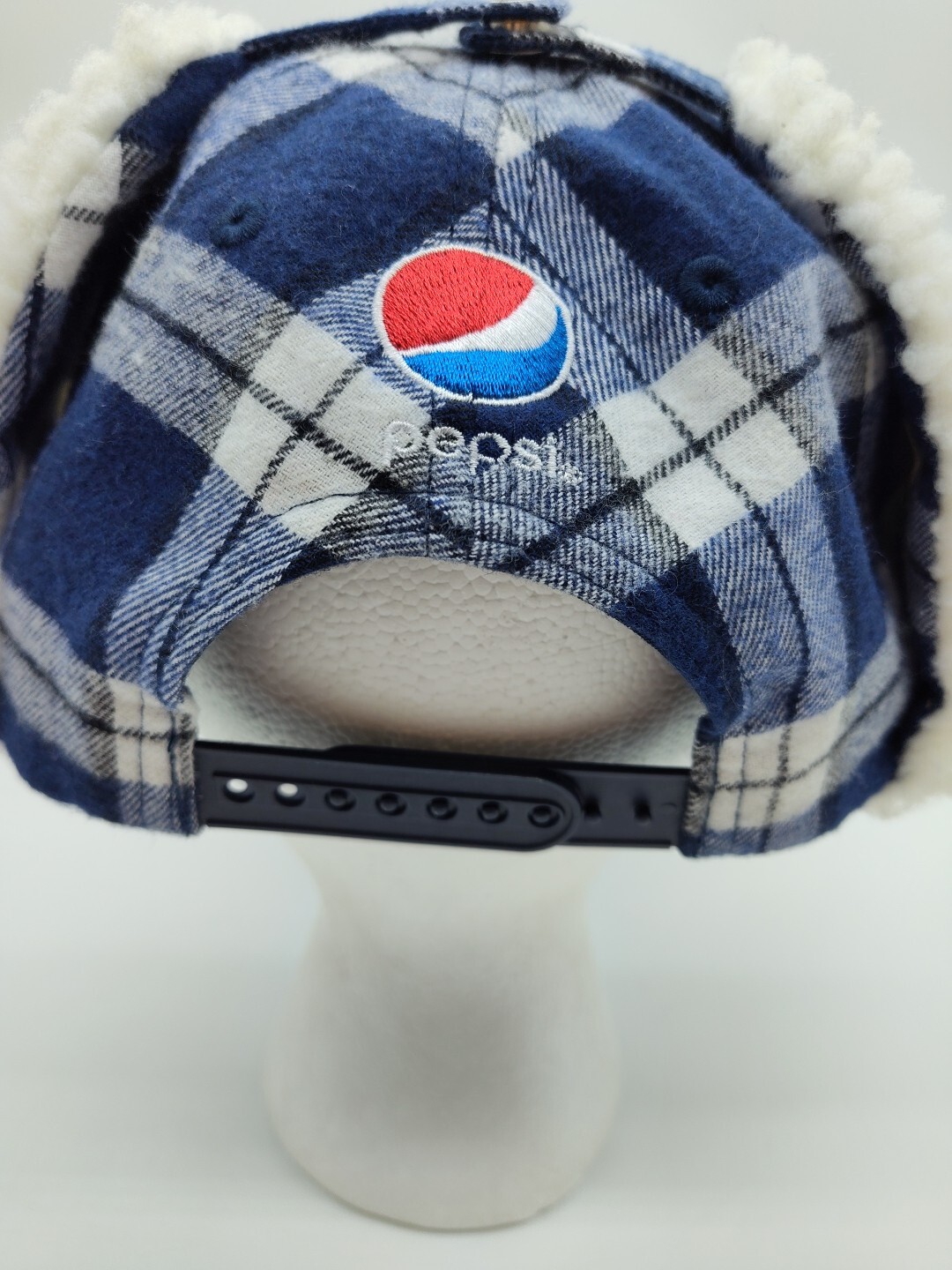 Minnesota Twins Blue Plaid Trapper Hat Sherpa Lined Ear Flap Snapback Cap SGA