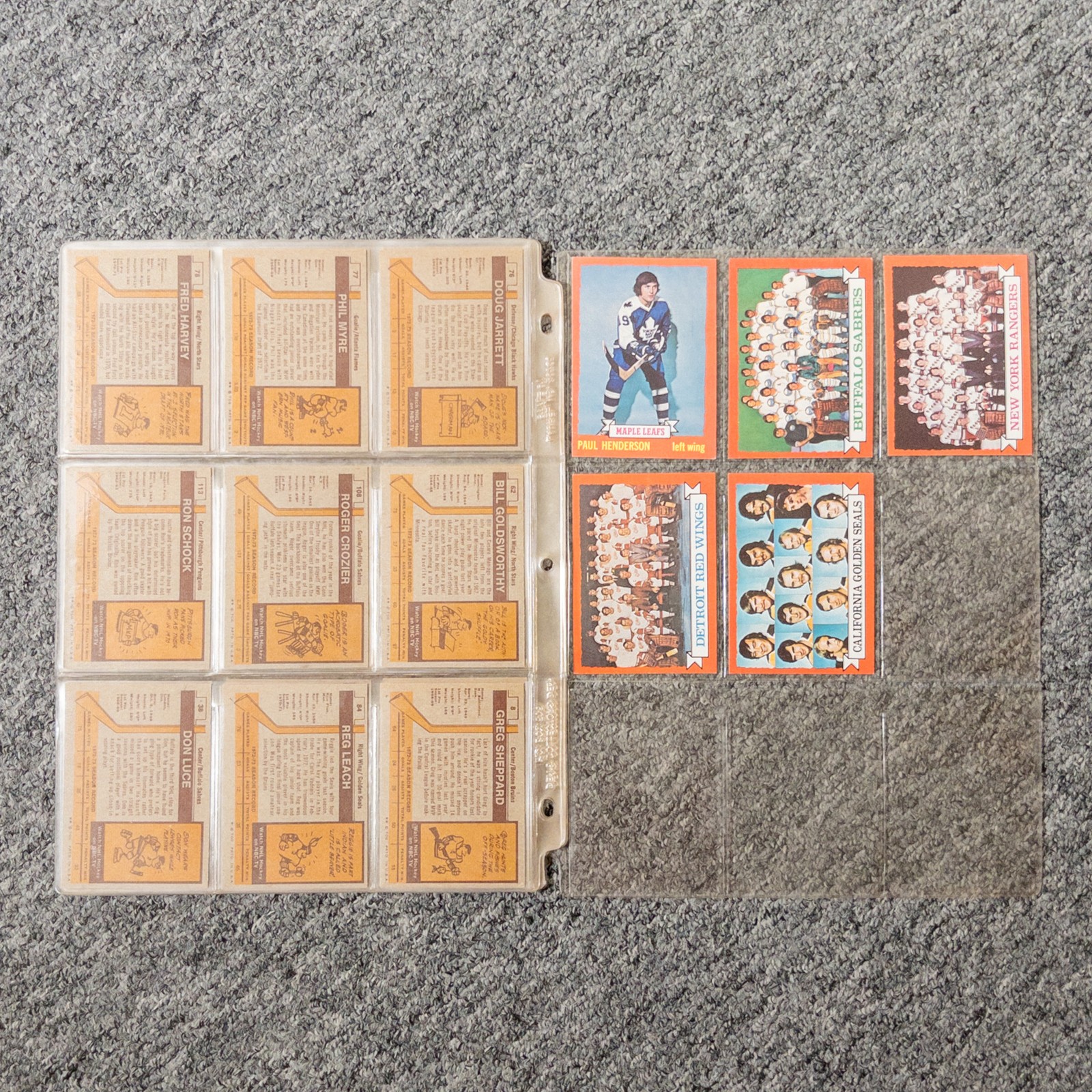 Lot of 50 Hockey Cards – 1973-1974 Topps Collection