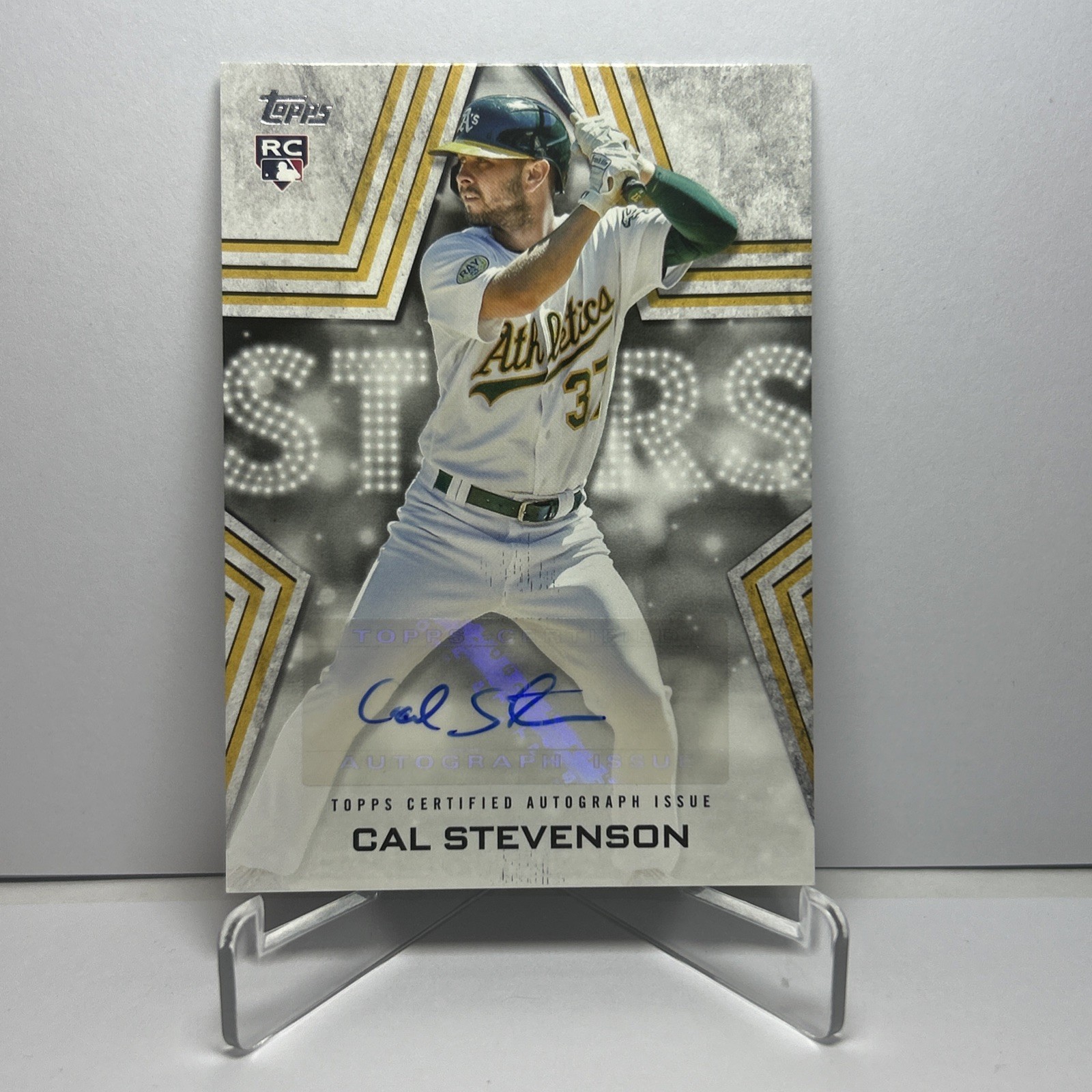 2023 Topps Series 1 Baseball Stars Autographs #BSA-CST Cal Stevenson RC