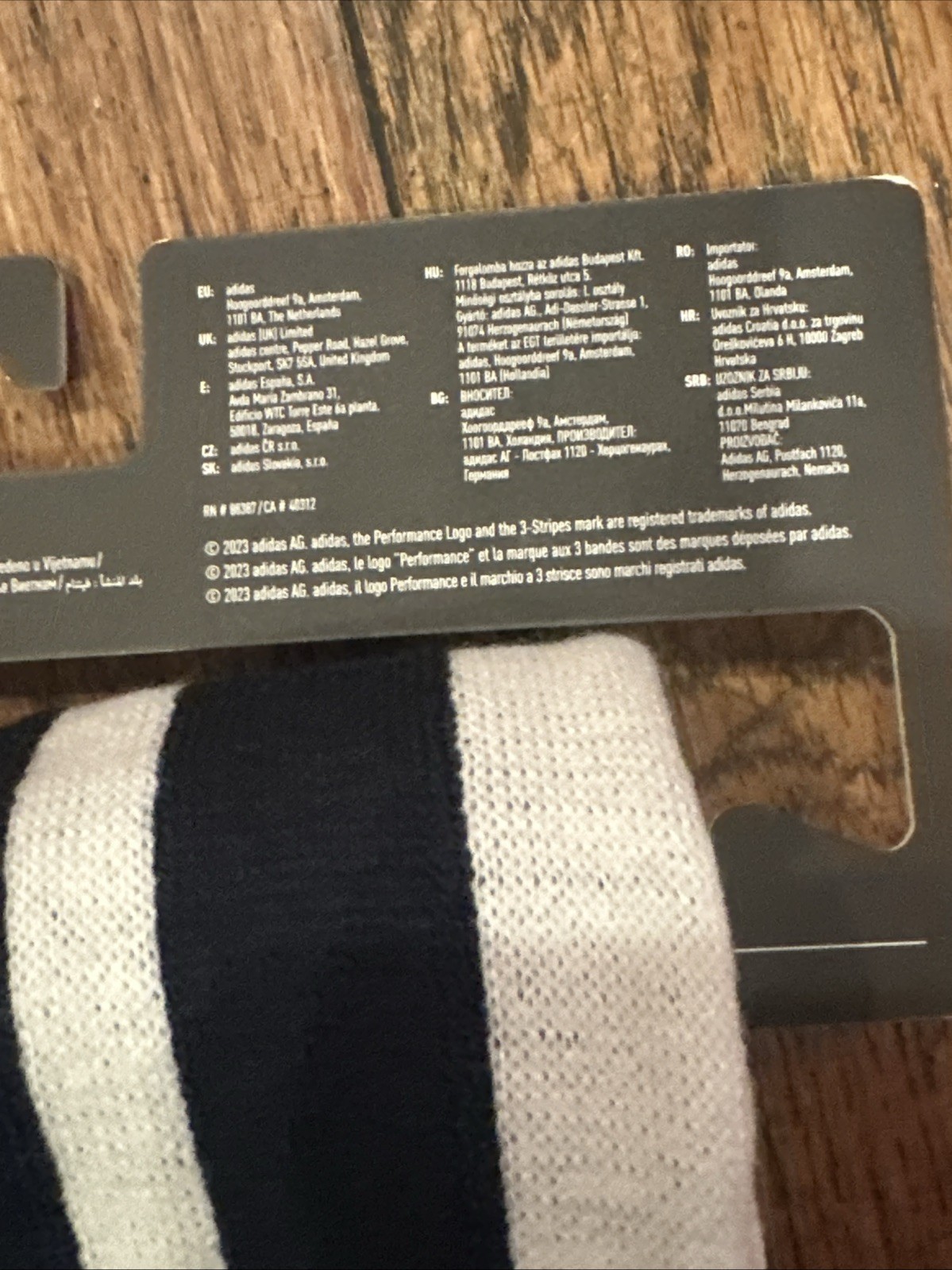 Brand New adidas Argentina 2026 Soccer Scarf KE1385 Icey Blue White