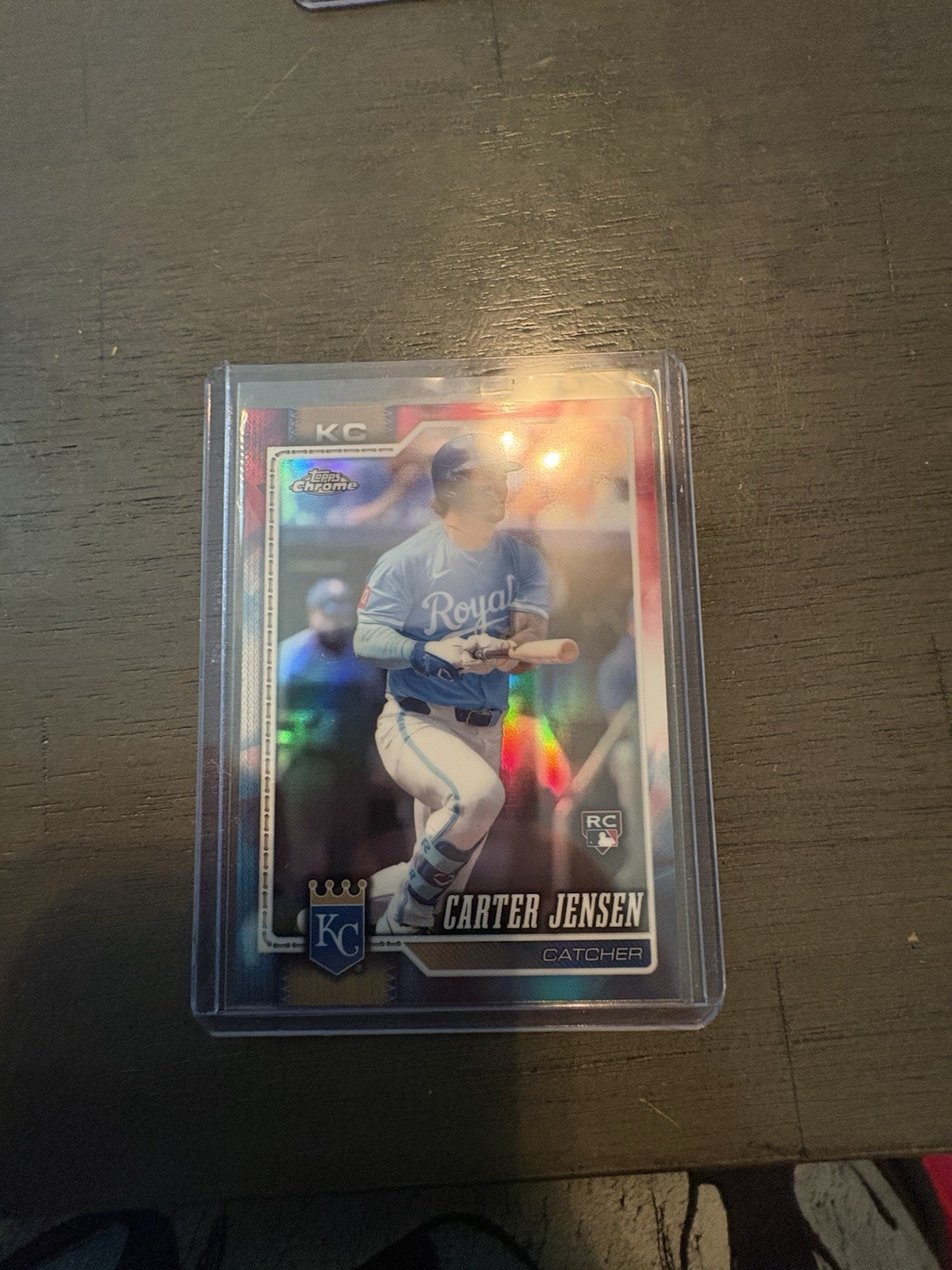 2026 Topps Chrome Carter Jensen Red White Blue Refractor RC
