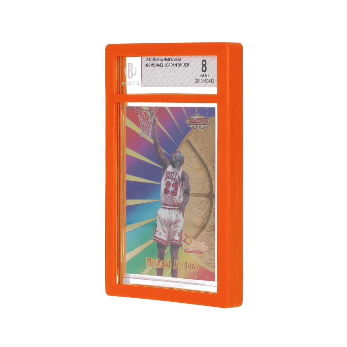 6 BCW Graded Card Bumpers For BGS Certified Slab ORANGE Silicone Edge Protection