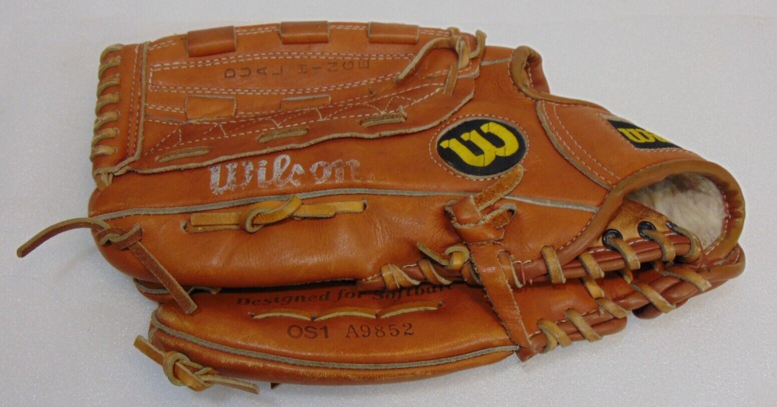 Wilson LHT Softball Glove Optima Gold A9852 13″ Mitt 0S1 Dual Hinge Cowhide