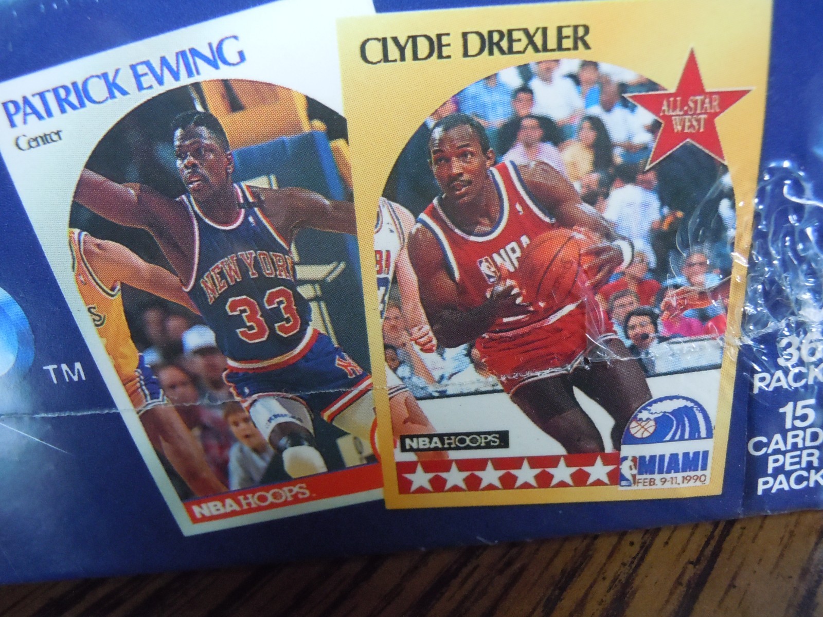 1990-91 NBA Hoops Series 1 Box 36 Packs Factory Sealed Case Fresh Michael Jordan