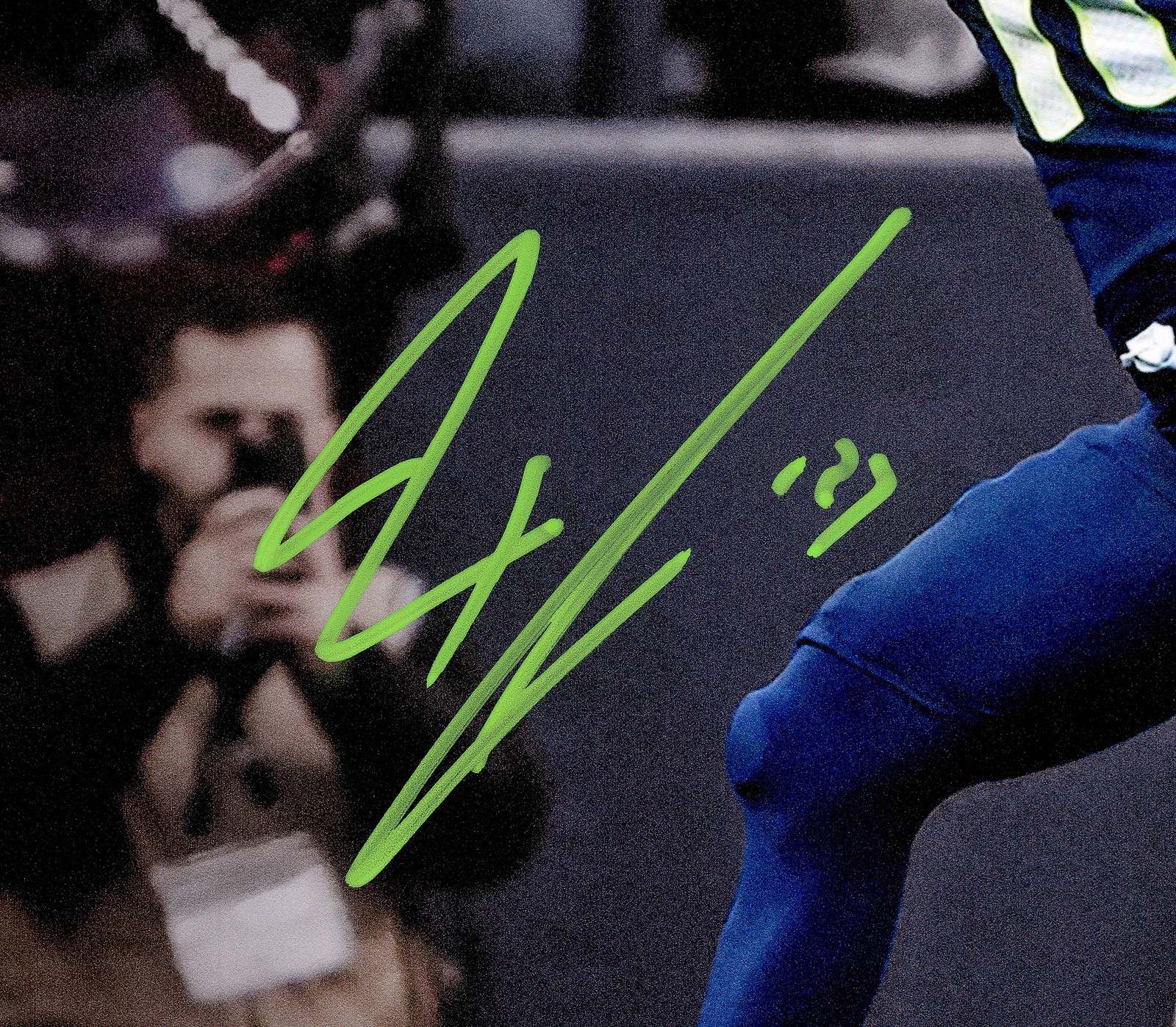 Jaxon Smith-Njigba Signed 16×20 Photo Seattle Seahawks Fanatics Holo