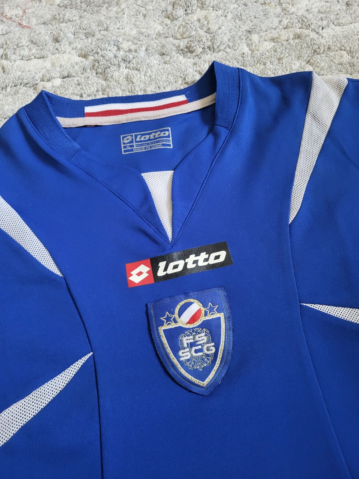 SERBIA & MONTENEGRO JERSEY 2006 WORLD CUP GERMANY LOTTO SIZE XL SHIRT YUGOSLAVIA