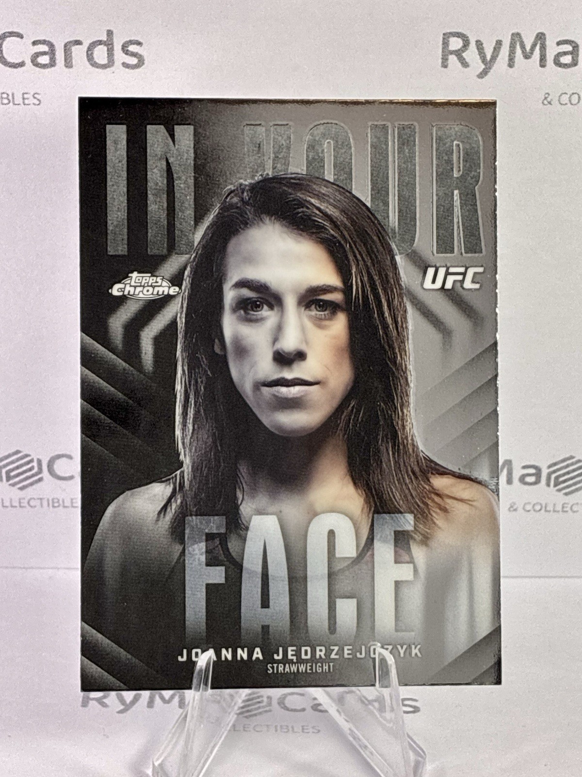 Joanna Jedrzeczyk 2026 Topps Chrome UFC #IYF-15 In Your Face